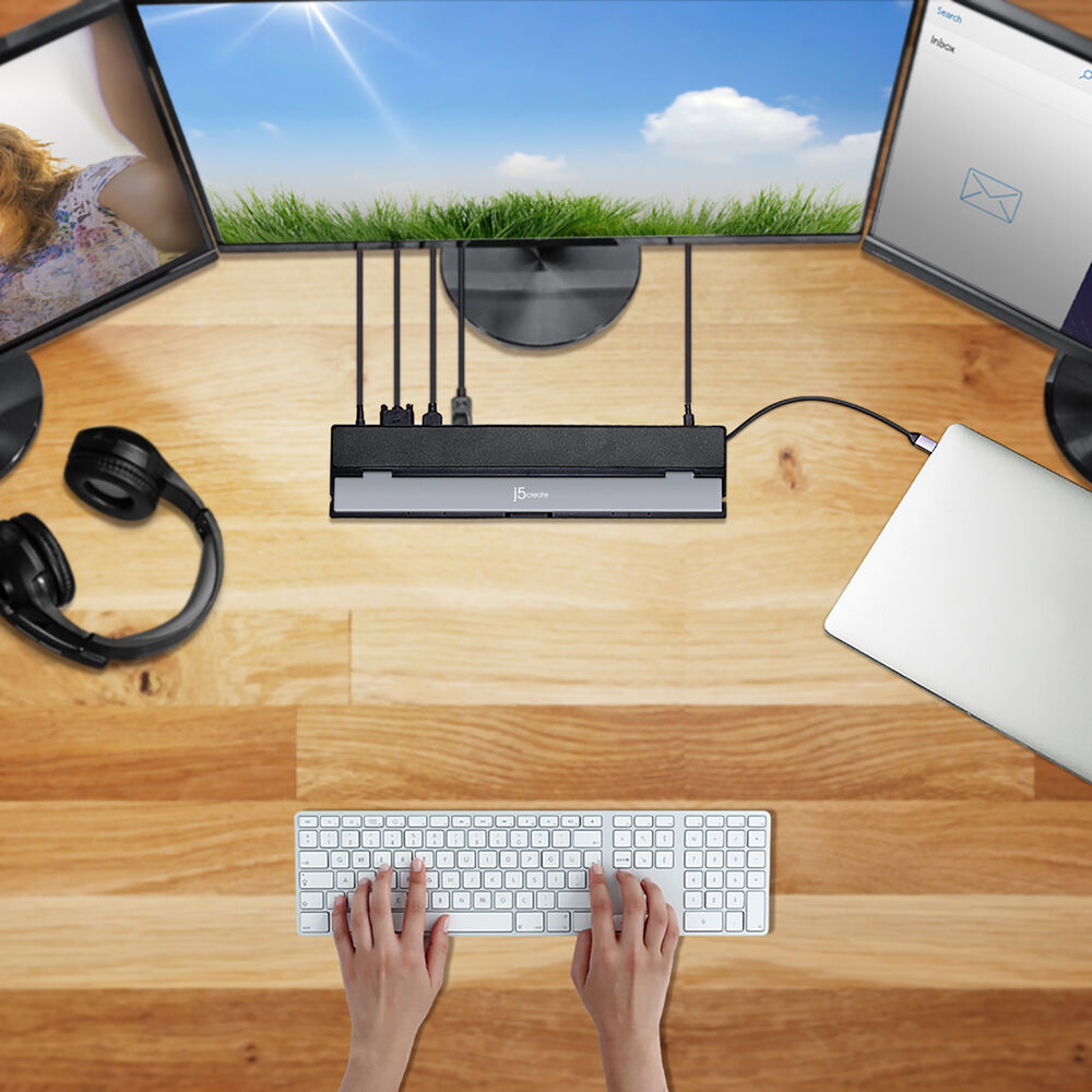 How To Set Up J5create Triple Display Docking Station About Dock