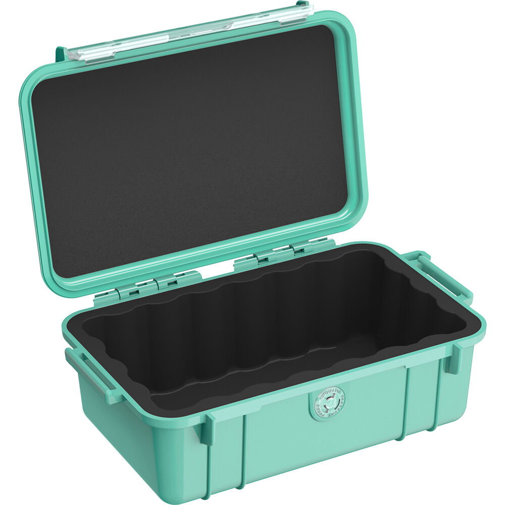 Pelican 1060 Solid Micro Case (Black/Seafoam) 1060-025-139 B&H