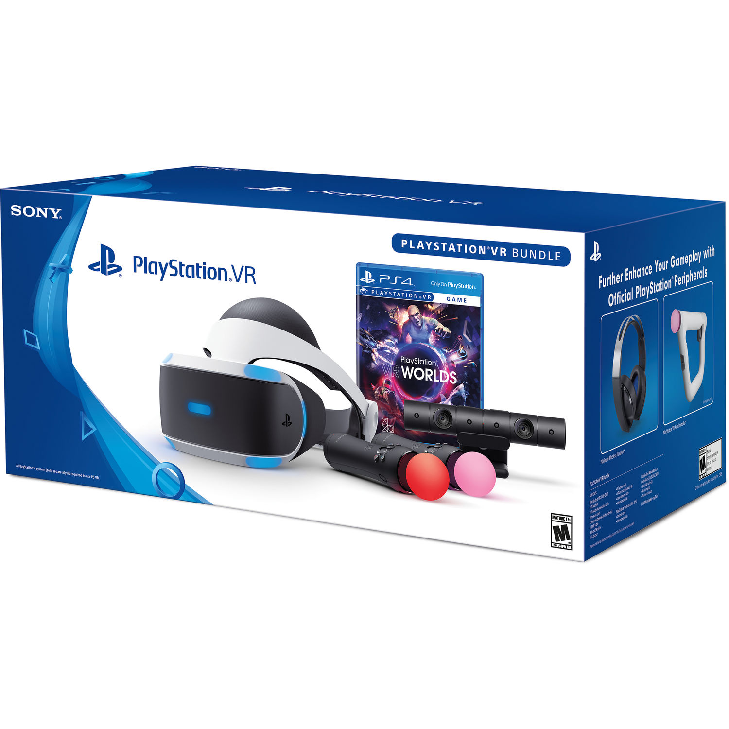 playstation vr v2 with vr worlds mega pack starter bundle