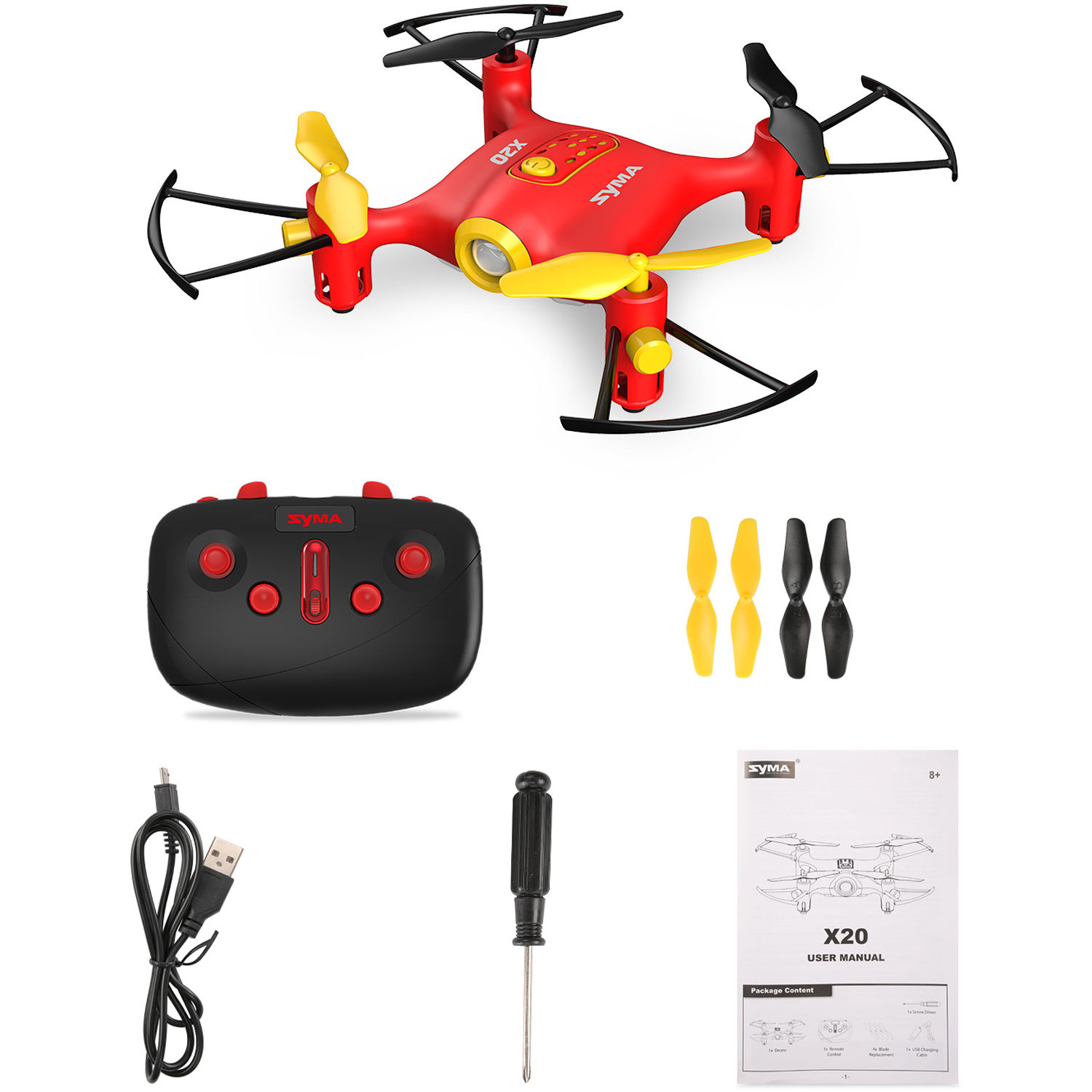 syma drone x20 manual