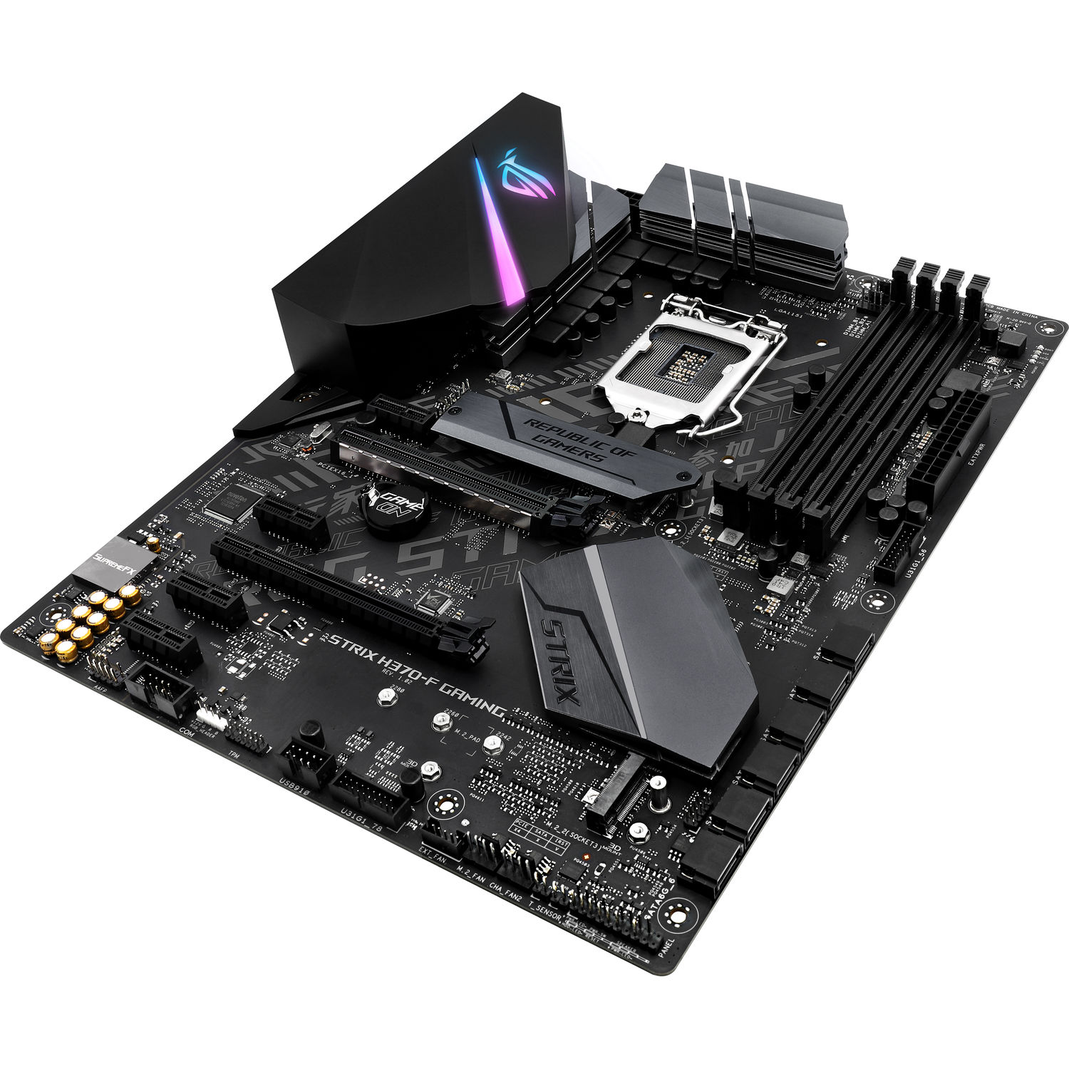 Asus Republic Of Gamers Strix H370 F Rog Strix H370 F Gaming B H