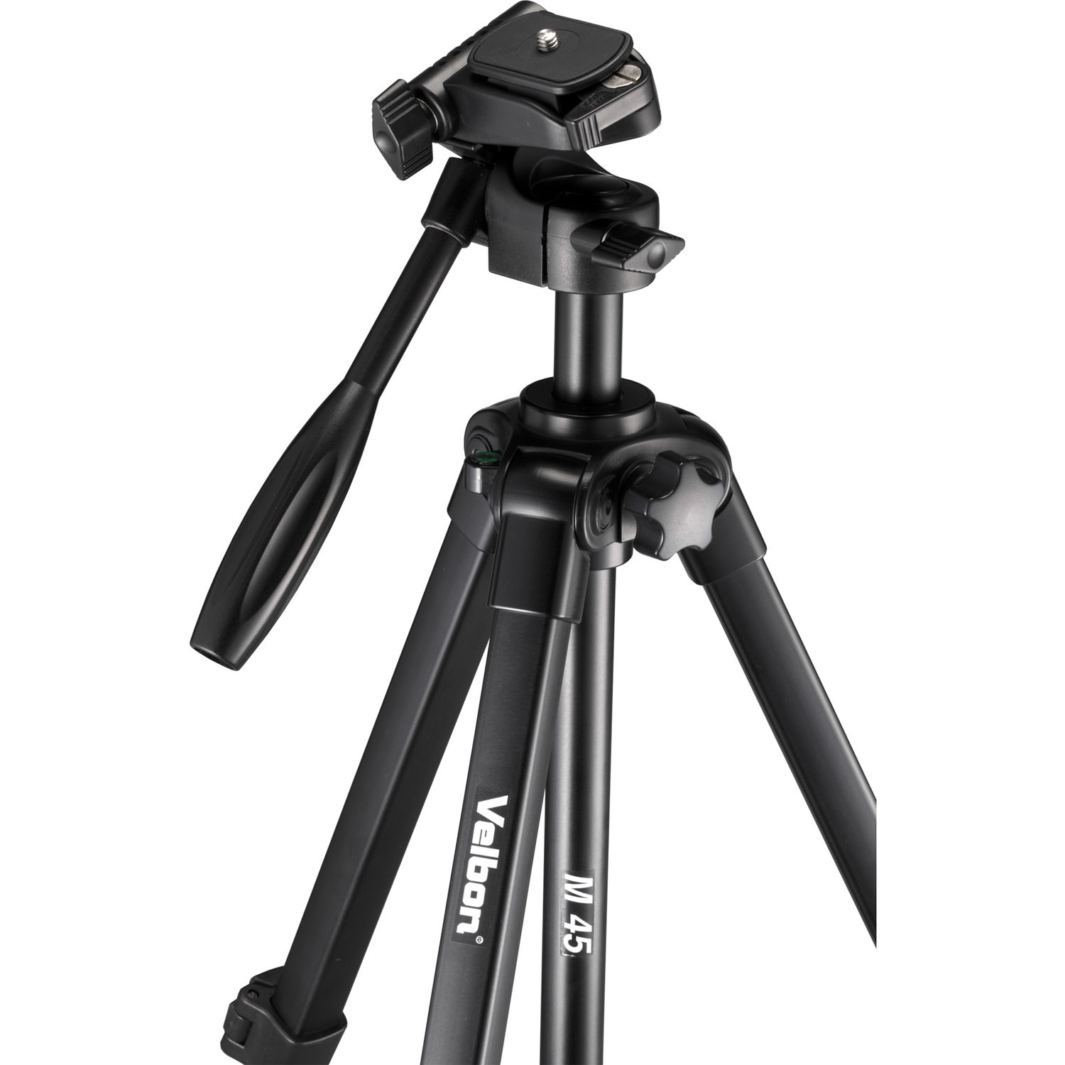 Black Velbon M45 Tripod with 3-Way Pan Head