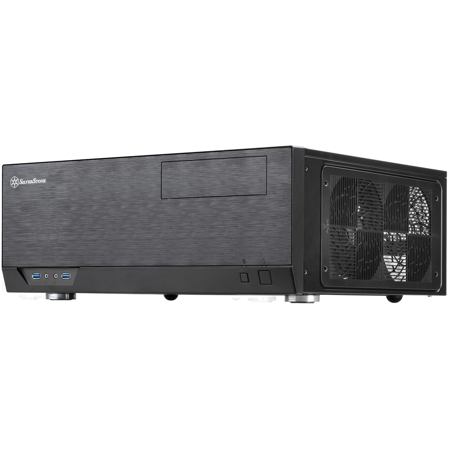 Grandia Series 358mm Depth HTPC Case Silverstone SST-GD09B Black