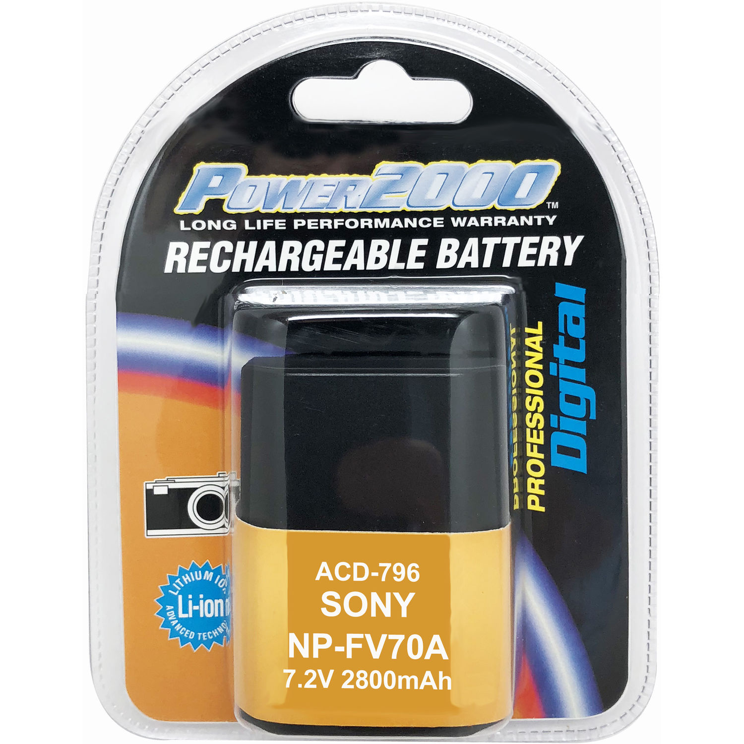 Power00 Np Fv70a Series Lithium Ion Battery Pack Acd 796 B H