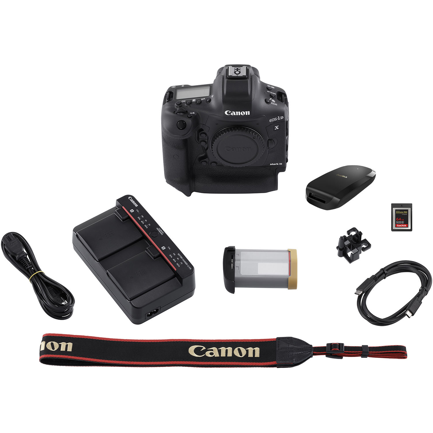 Canon Eos 1d X Mark Iii Dslr Camera With Cfexpress Card 39c019