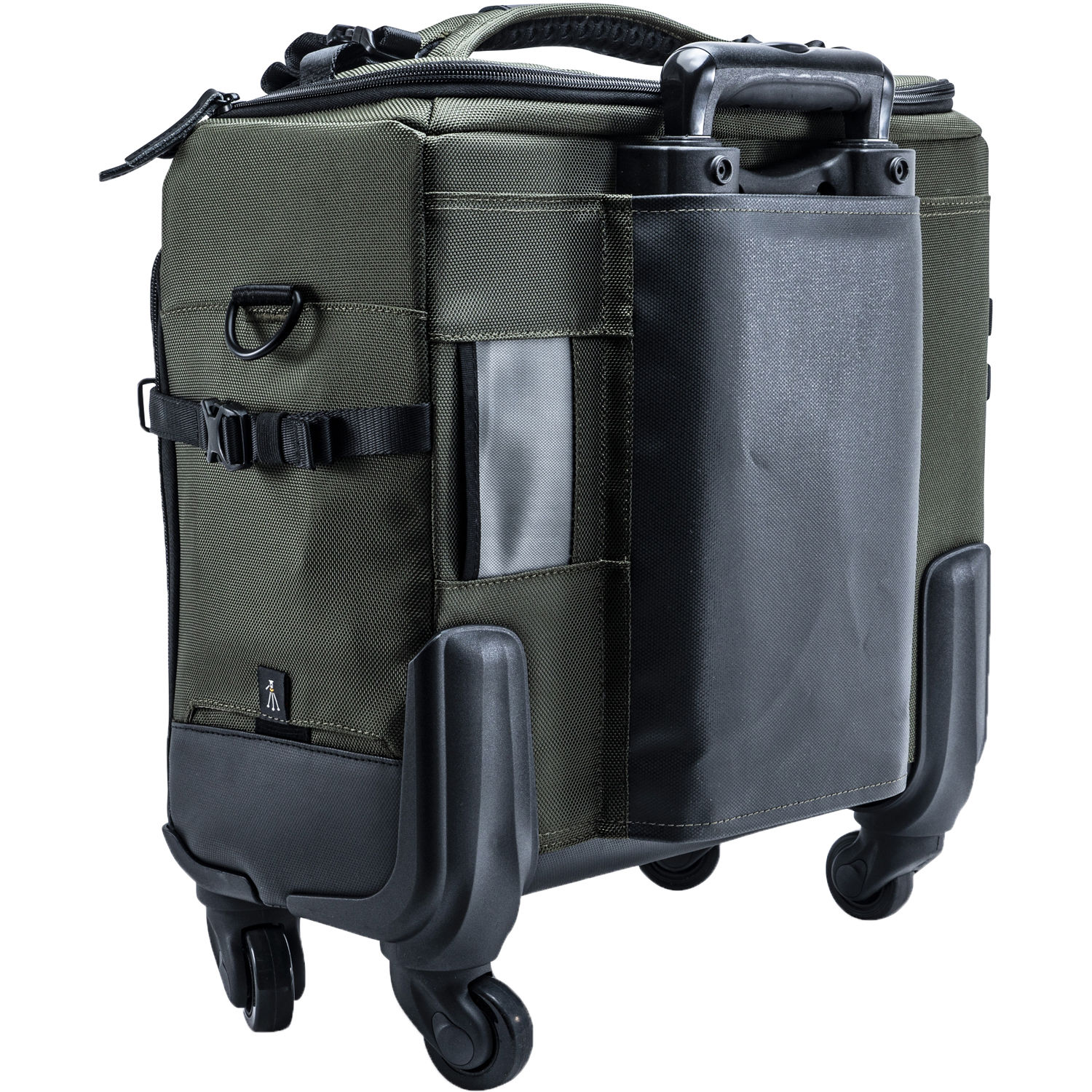 green trolley bag