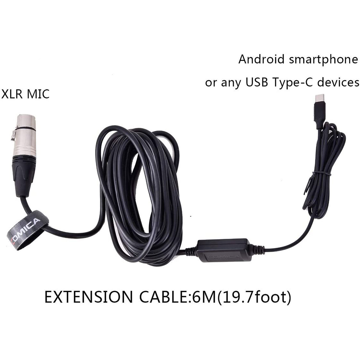 Comica Audio Xlr To Usb Type C Audio Interface Cable Cvm Xlr Uc