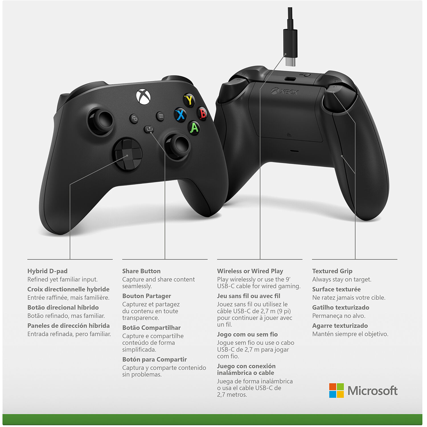 xbox one controller target wired