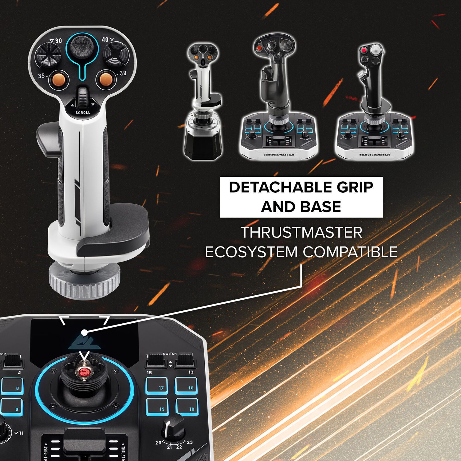 Thrustmaster Sol-R 2 Hosas Space Sim Duo Flightstick System — фото 5