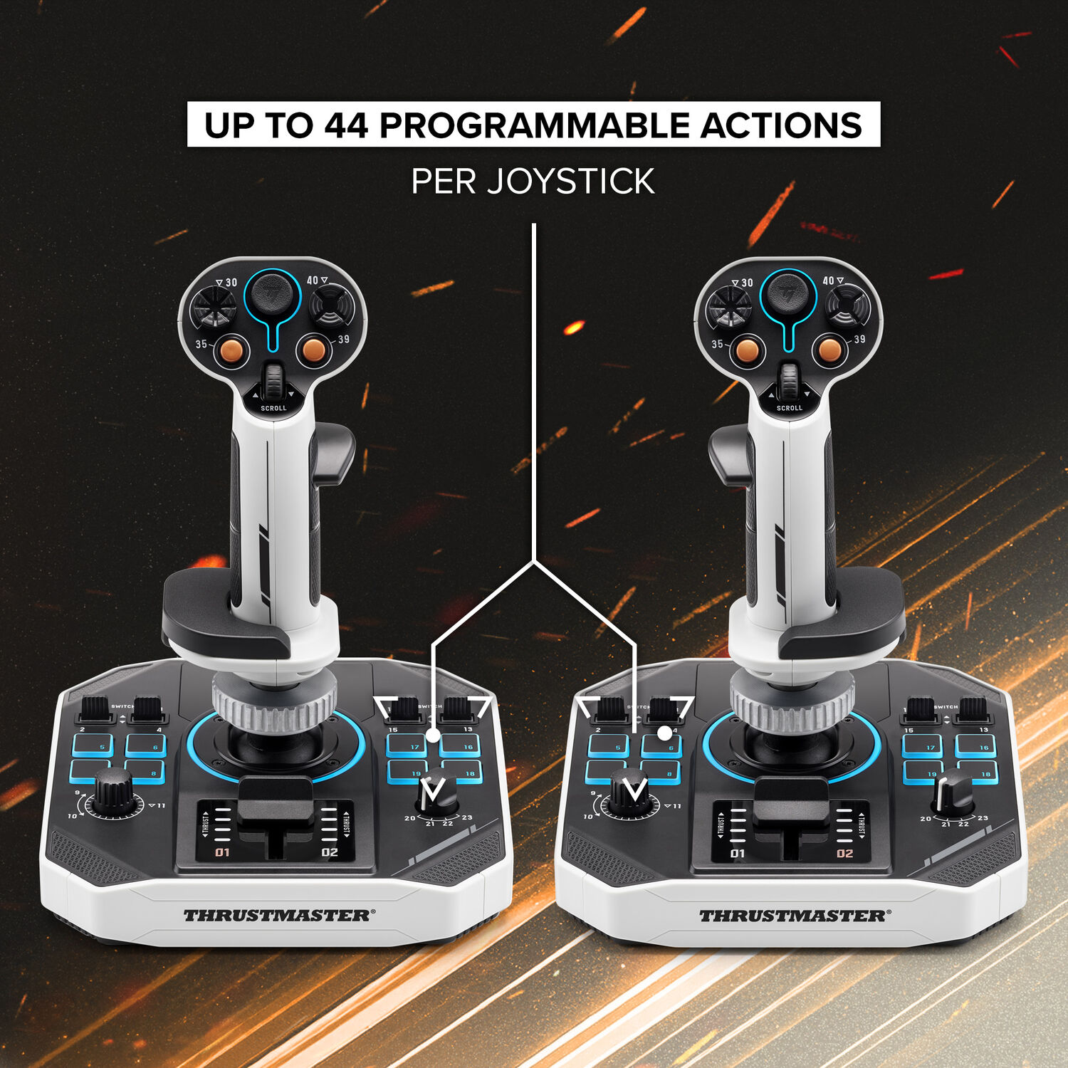 Thrustmaster Sol-R 2 Hosas Space Sim Duo Flightstick System — фото 6