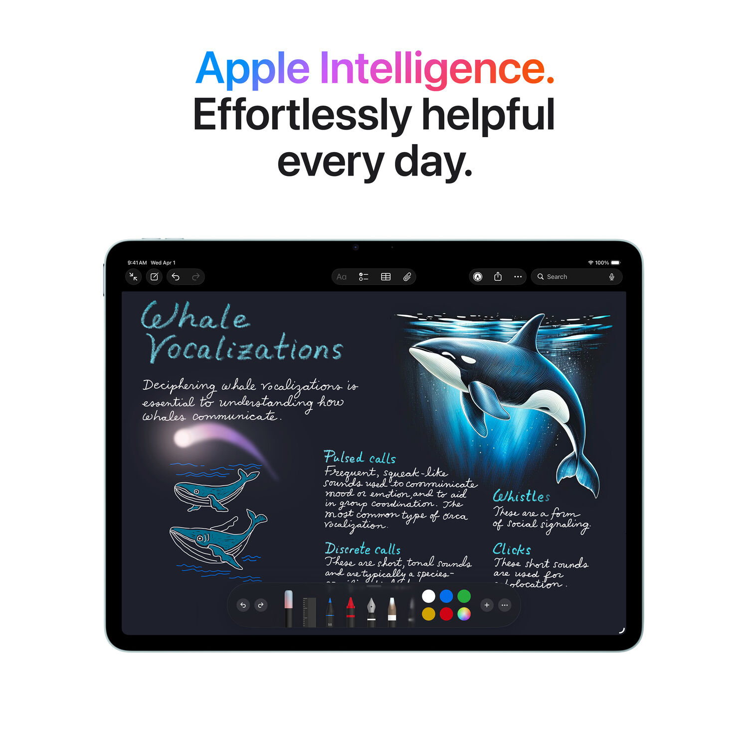 Apple 13" iPad Air (M4, 256GB, Wi-Fi Only, Blue) — фото 5