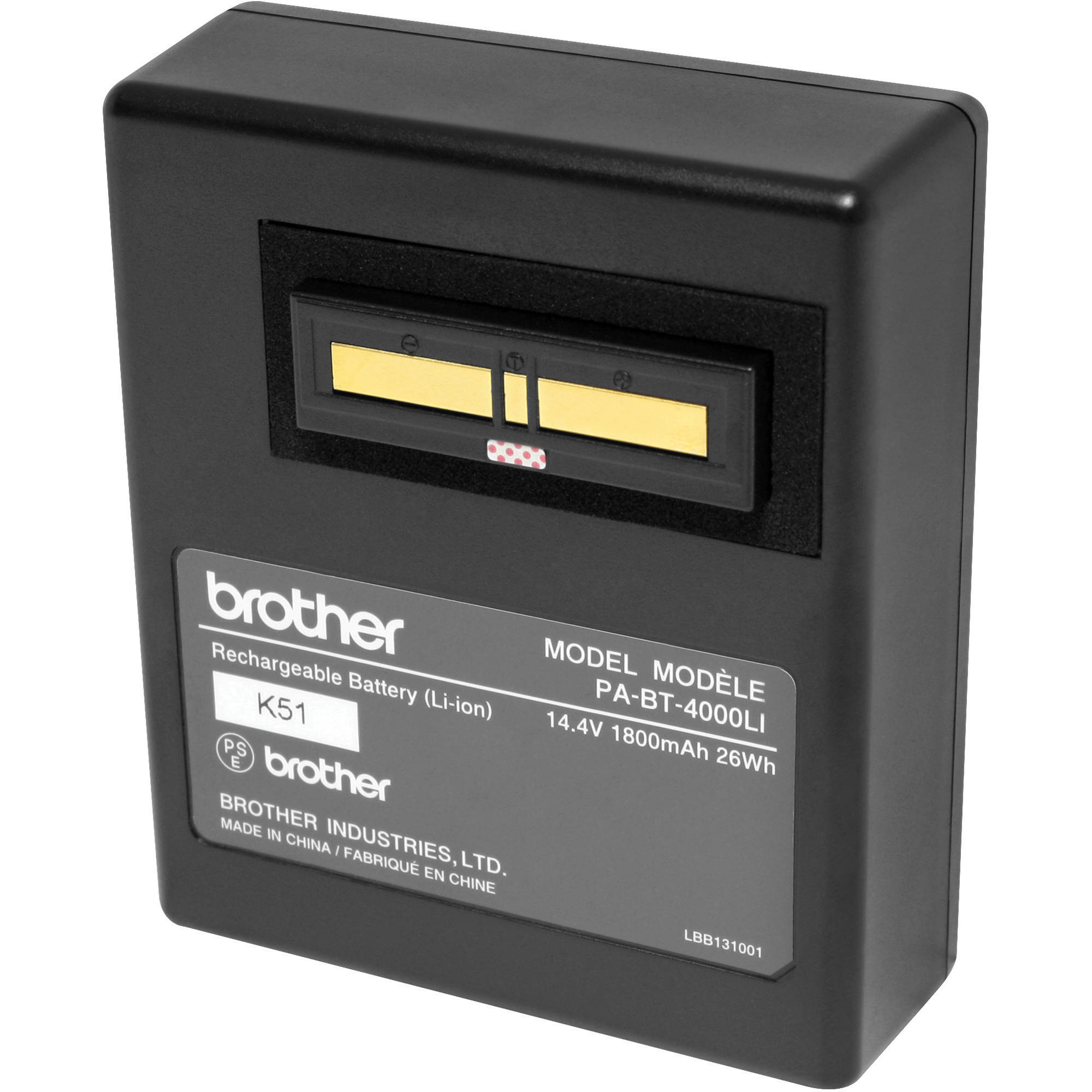 Brother RuggedJet PA-BT-4000LI Li-ion Battery For RJ4030-K /& RJ4040-K