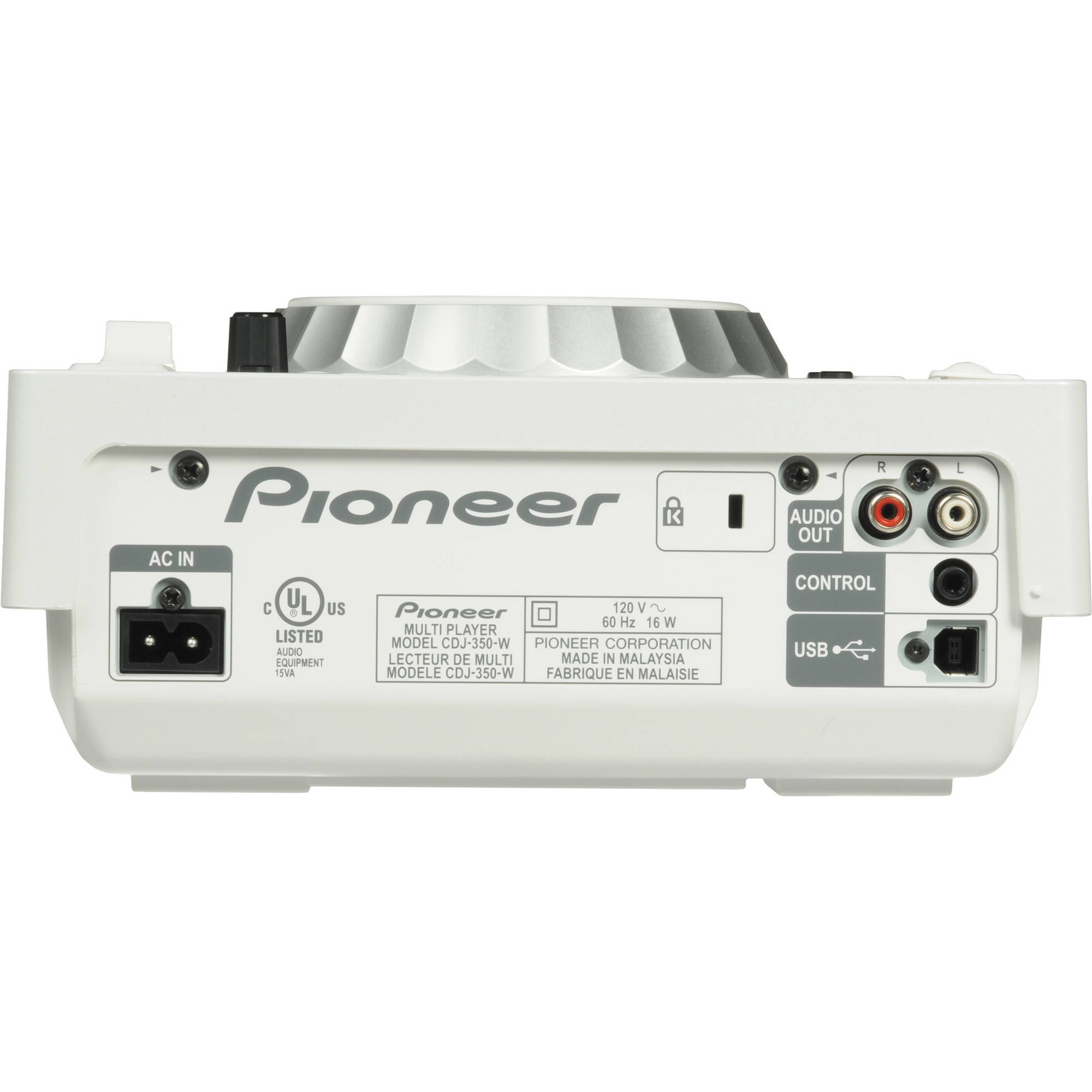Pioneer Cdj 350 Digital Multi Player White Cdj 350 W B H Photo