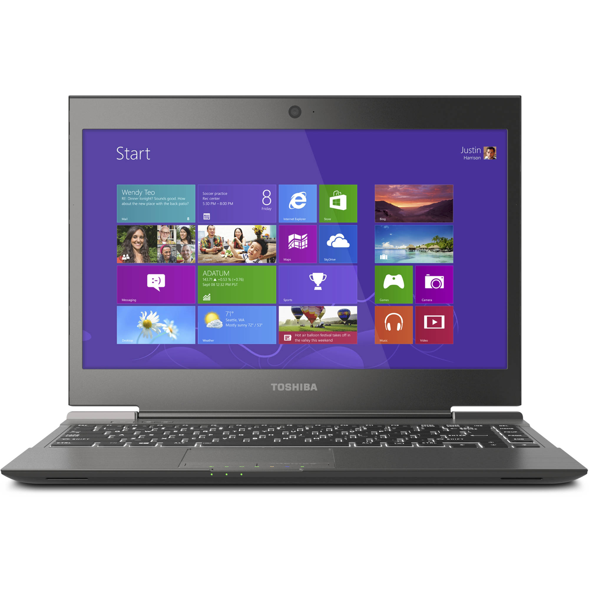New for Toshiba Portege Z930-SP3242L Z935-P300 Z935-P390 US Backlit Keyboard