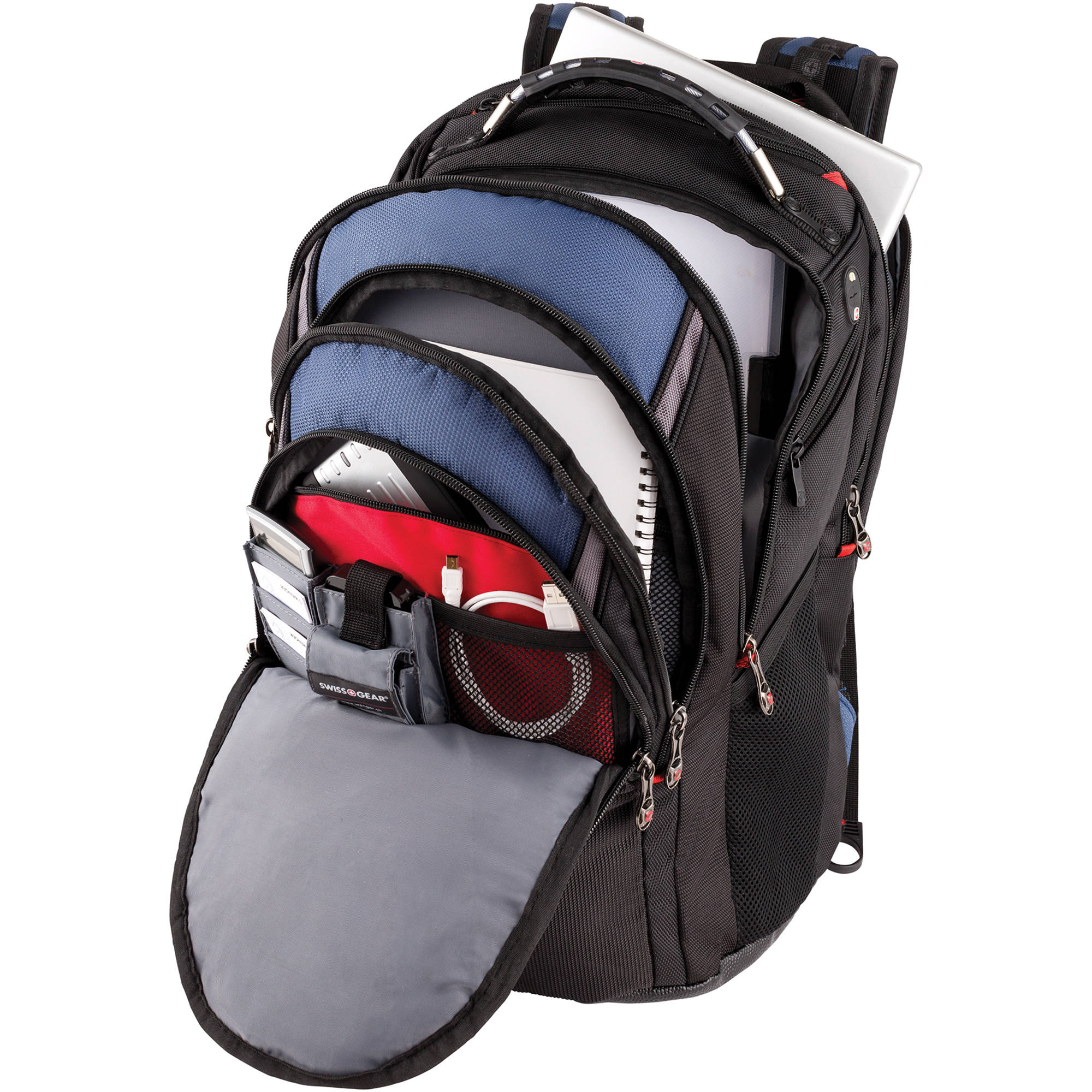 swissgear blue ibex 17 computer backpack