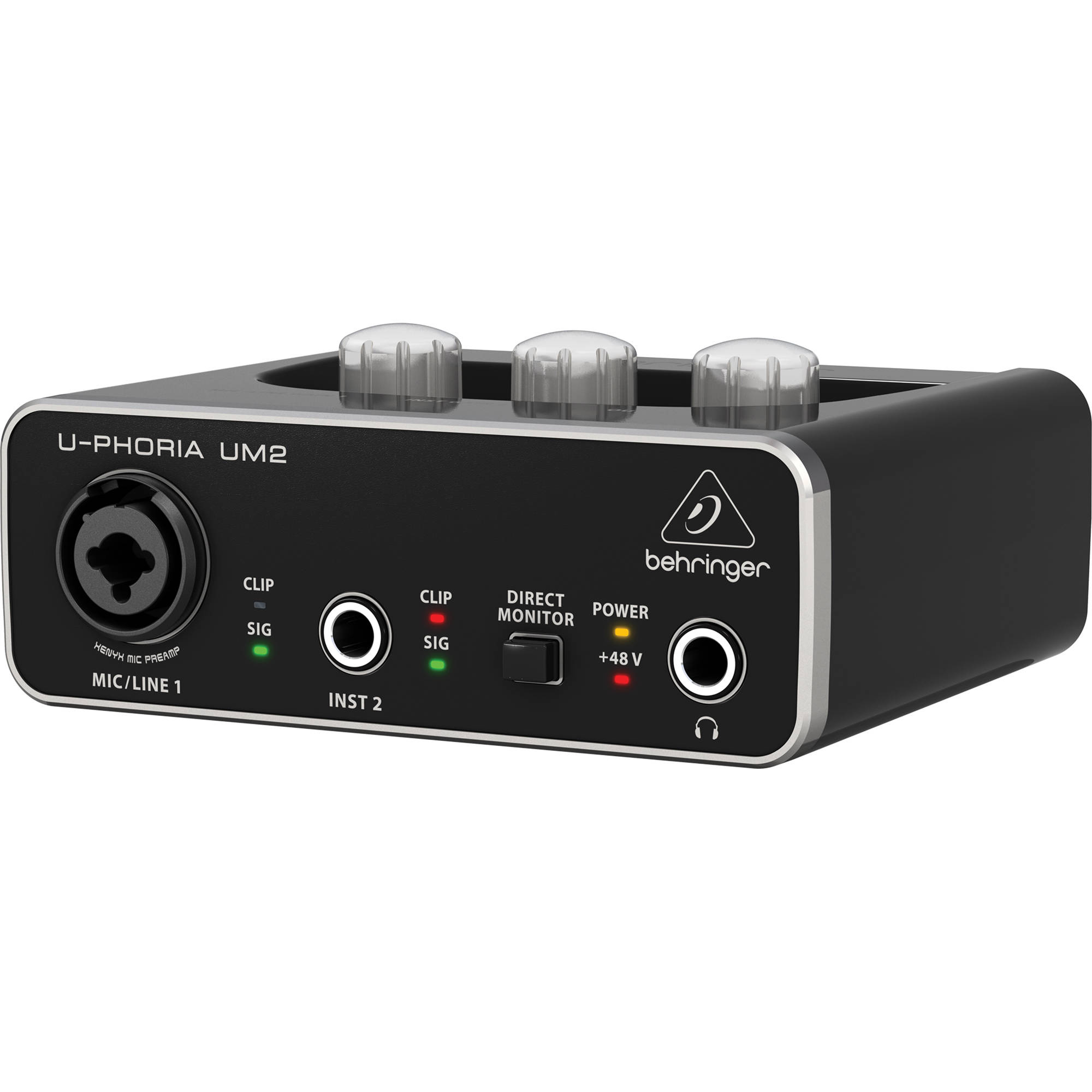 Behringer Interface Audio UM2 U-Phoria Auriculares Estudio Pro Superlux HD669