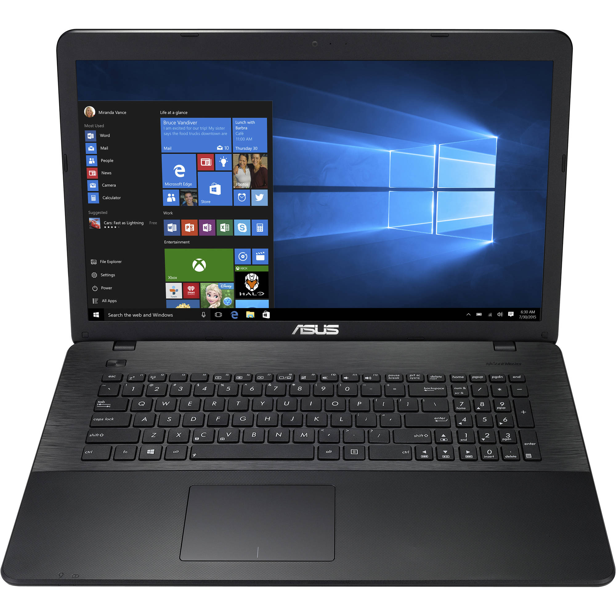 Asus 17 3 X751lx Laptop Dark Gray X751lx Dh71 Wx B H Photo