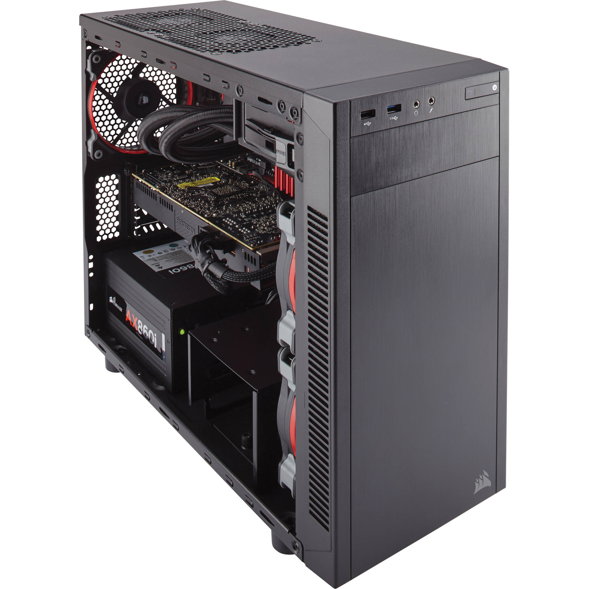 Corsair Carbide Series r Microatx Mid Tower Case Cc Ww