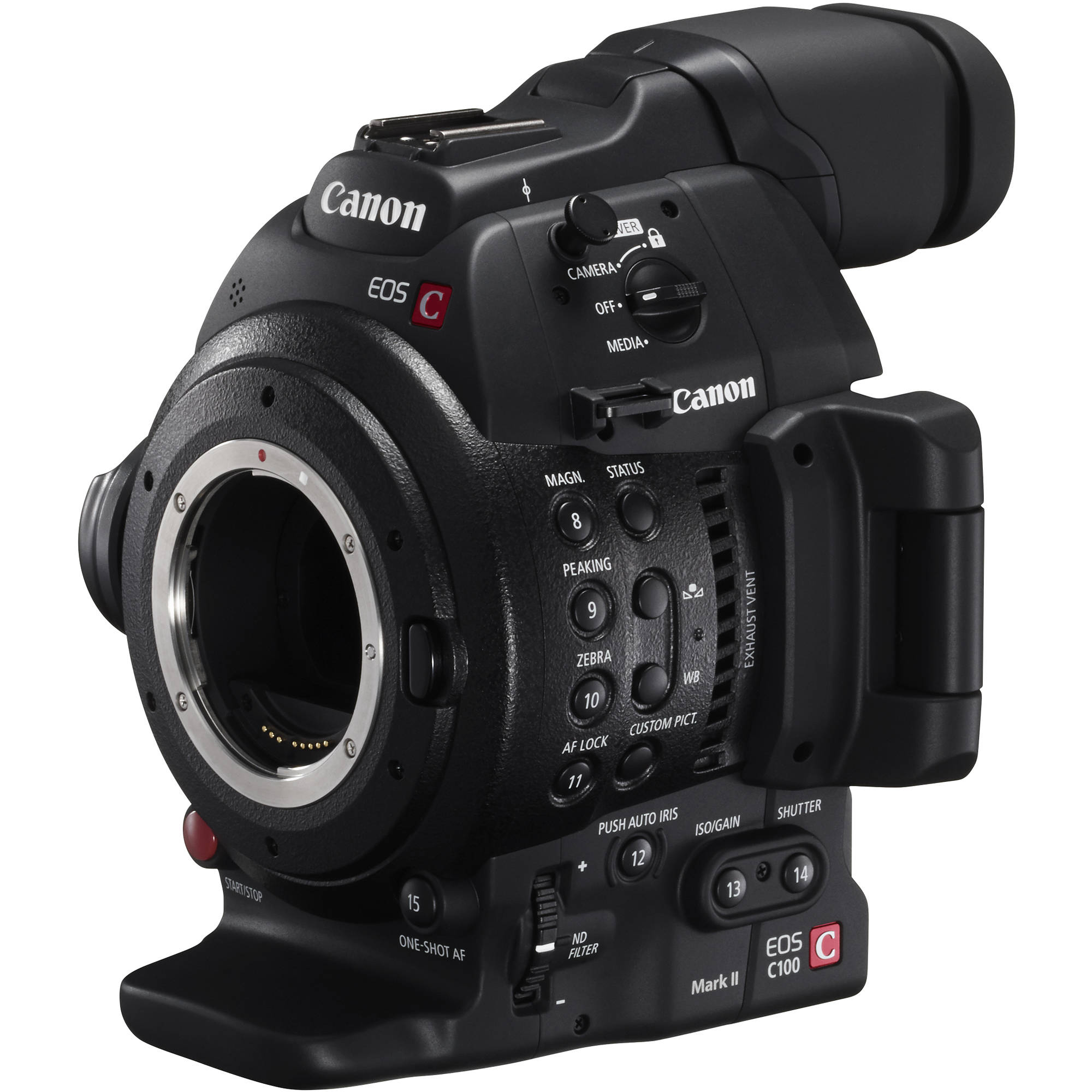 Canon C100 Mark Ii Cinema Eos Camera With Dual Pixel Cmos Af