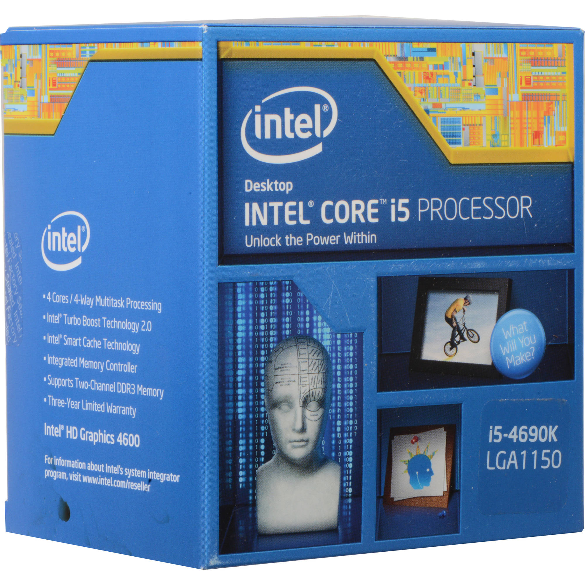 Intel Core I5 4690k 3 5 Ghz Processor Bxik B H Photo