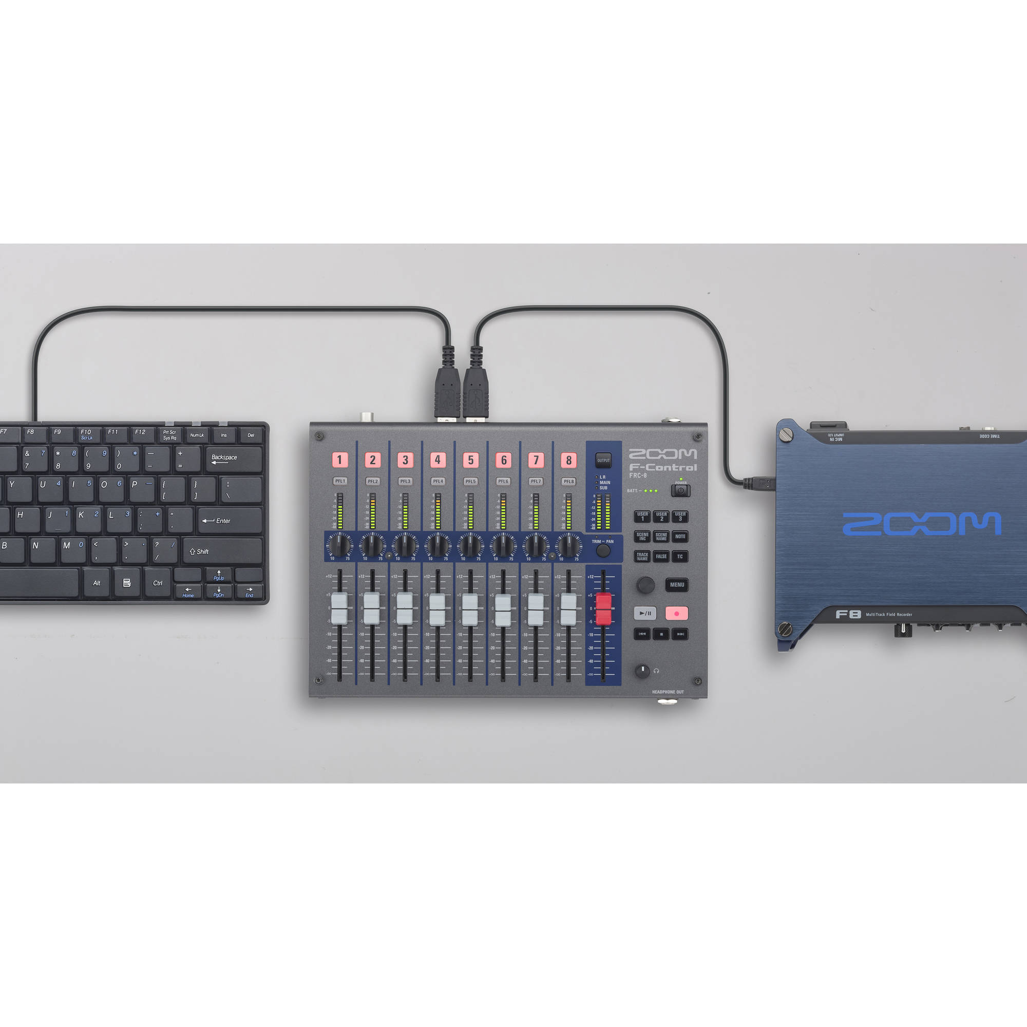 Zoom ZFRC8 FRC-8 F-Control for F8 and F4 Multitrack Field Recorders