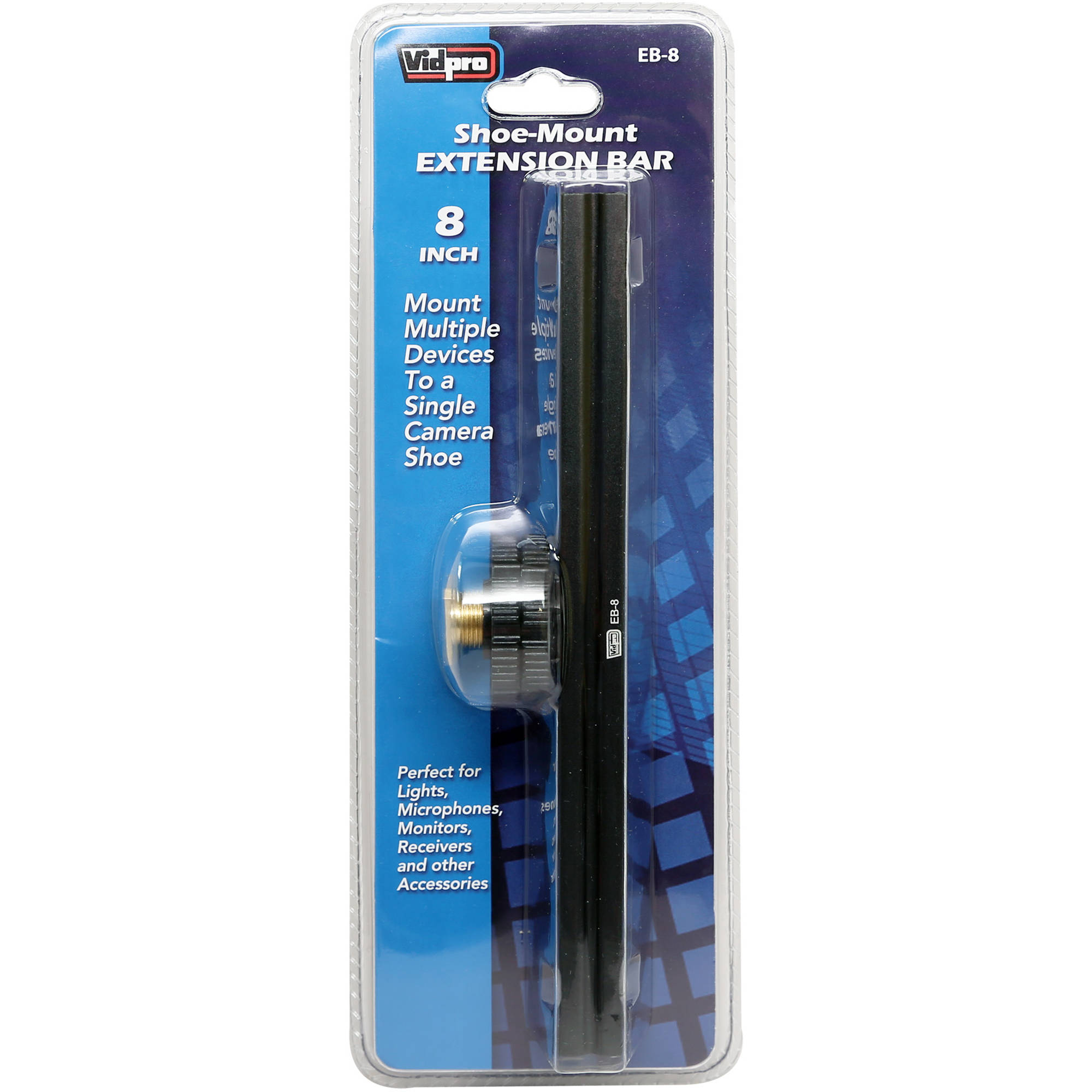 Vidpro EB-8 8/” Sliding Shoe-Mount Extension Bar