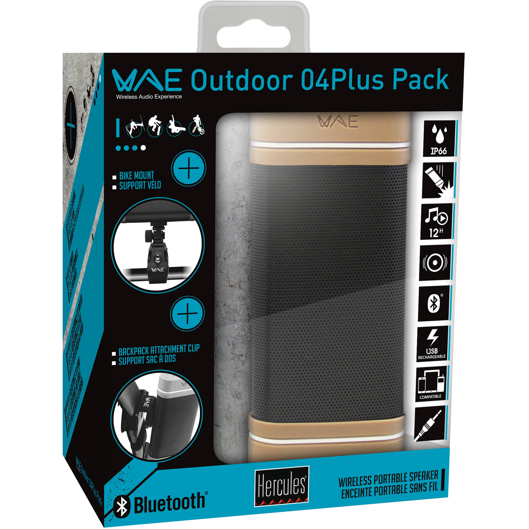 hercules wae outdoor 04plus bluetooth speaker