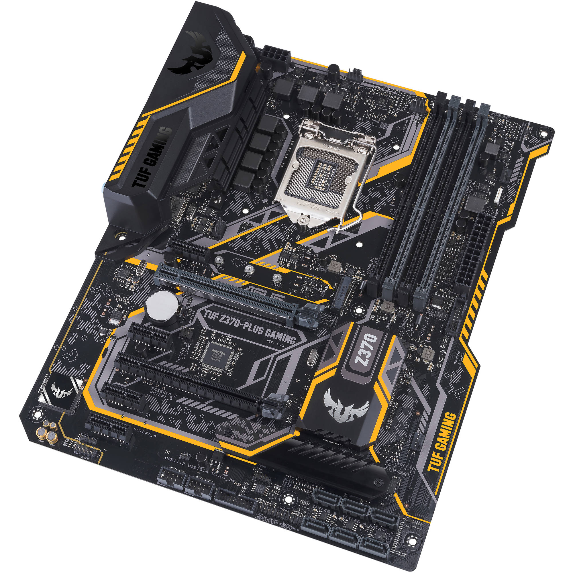 Asus Tuf Z370 Plus Gaming Lga1151 Atx Motherboard