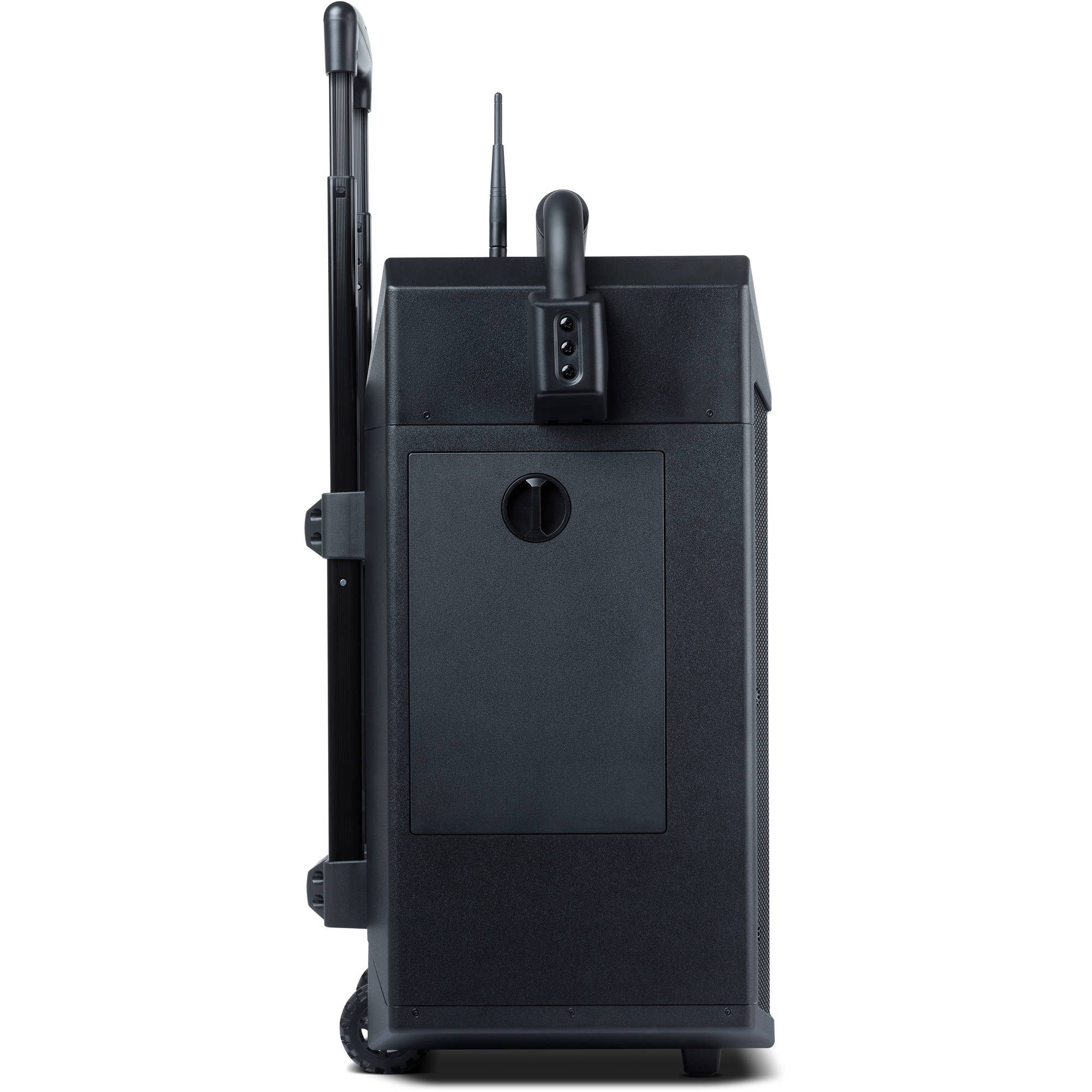 denon audio commander professional mobile pa system with two wireless microphones