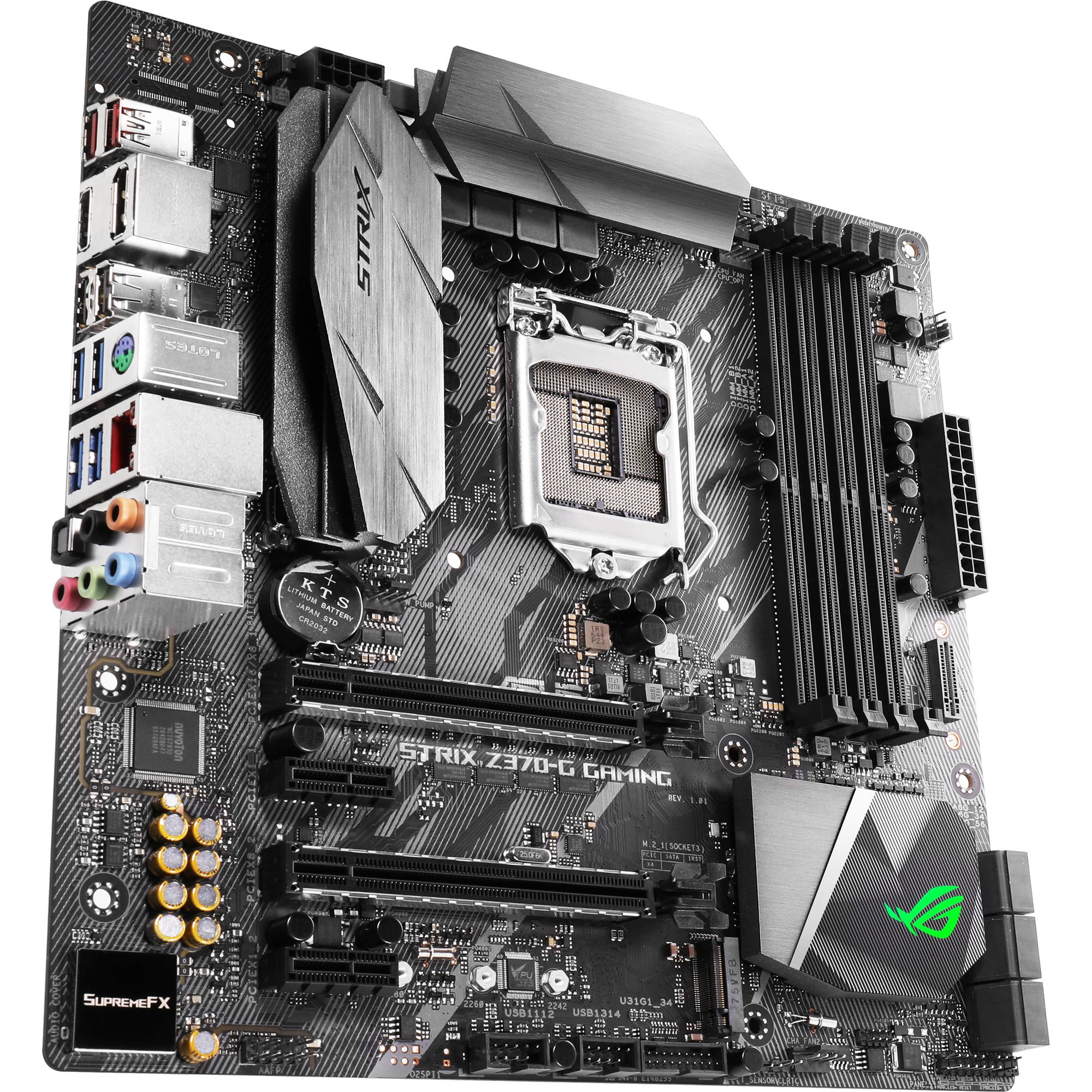 Asus Republic Of Gamers Strix Z370 G Gaming Lga1151 Micro Atx Motherboard