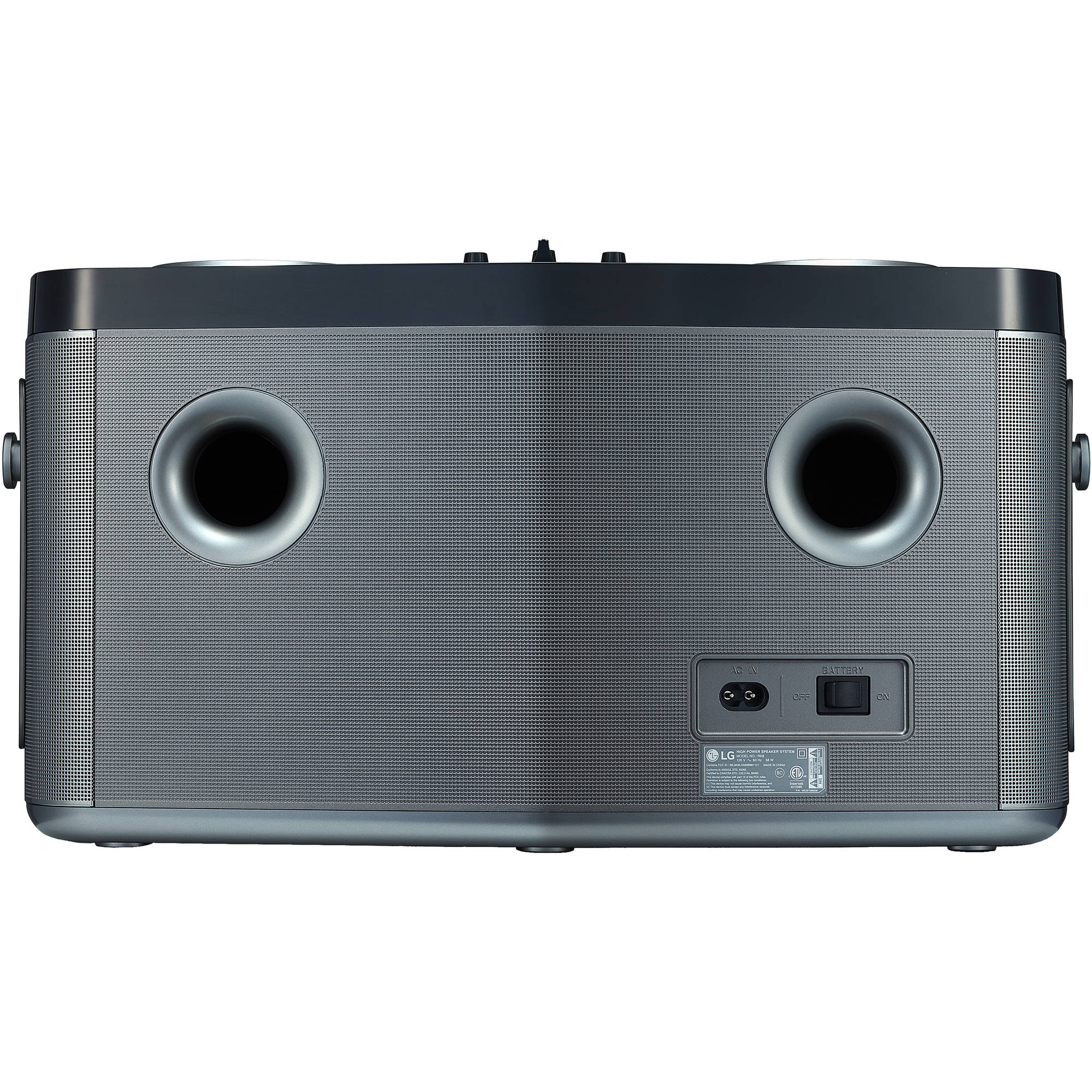 lg rk8 loudr portable entertainment system 100w