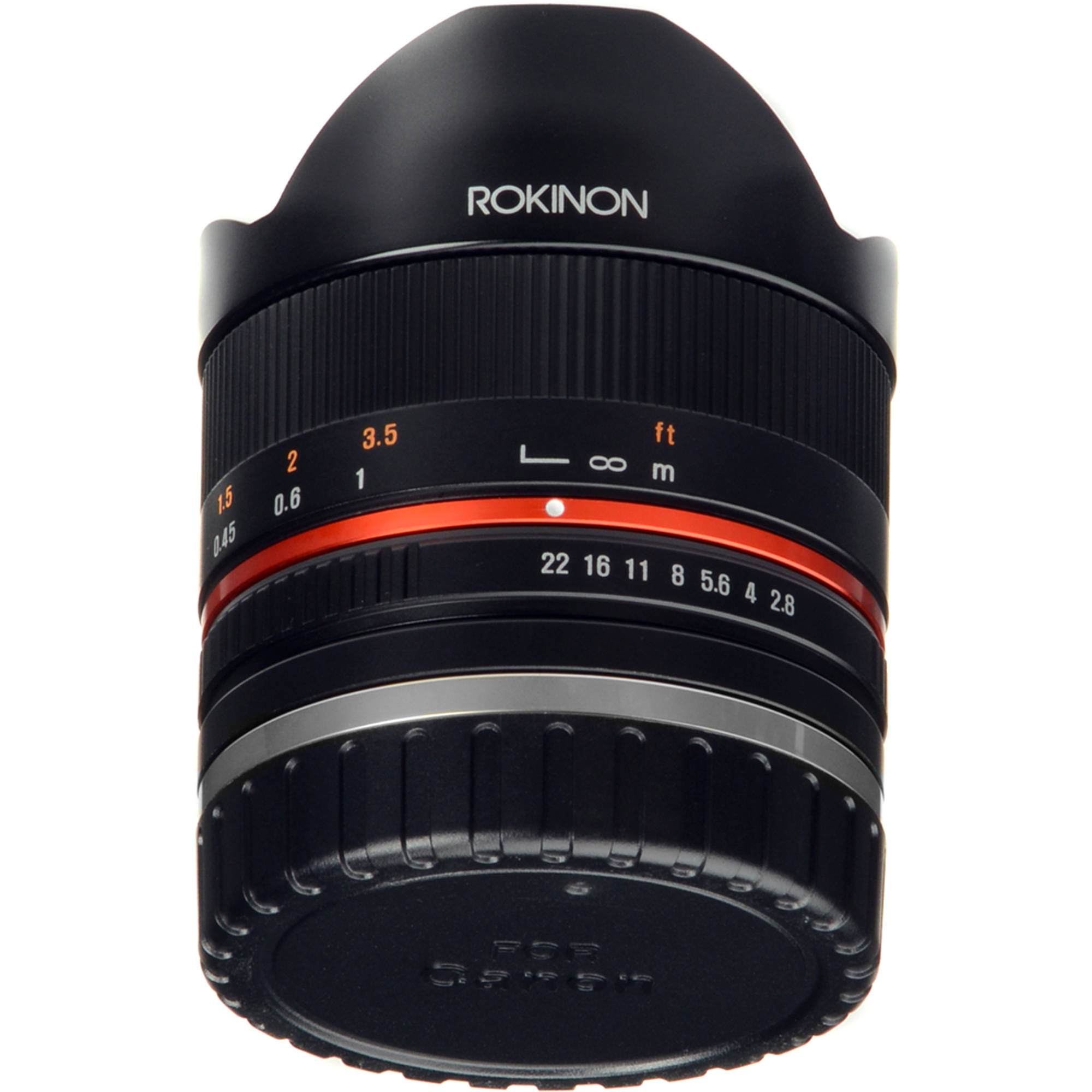 Rokinon 8mm F 2 8 Umc Fisheye Ii Lens For Canon Ef M Rk8mbk28 M