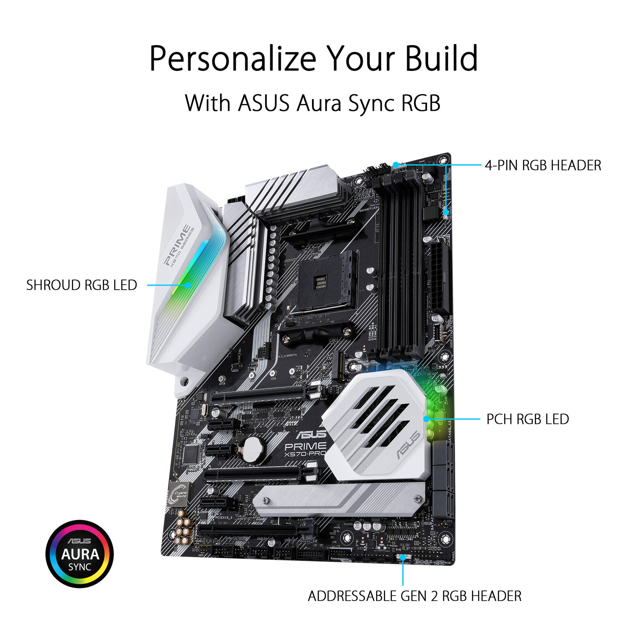 Asus Prime X570 Pro Am4 Atx Motherboard Prime X570 Pro B H Photo