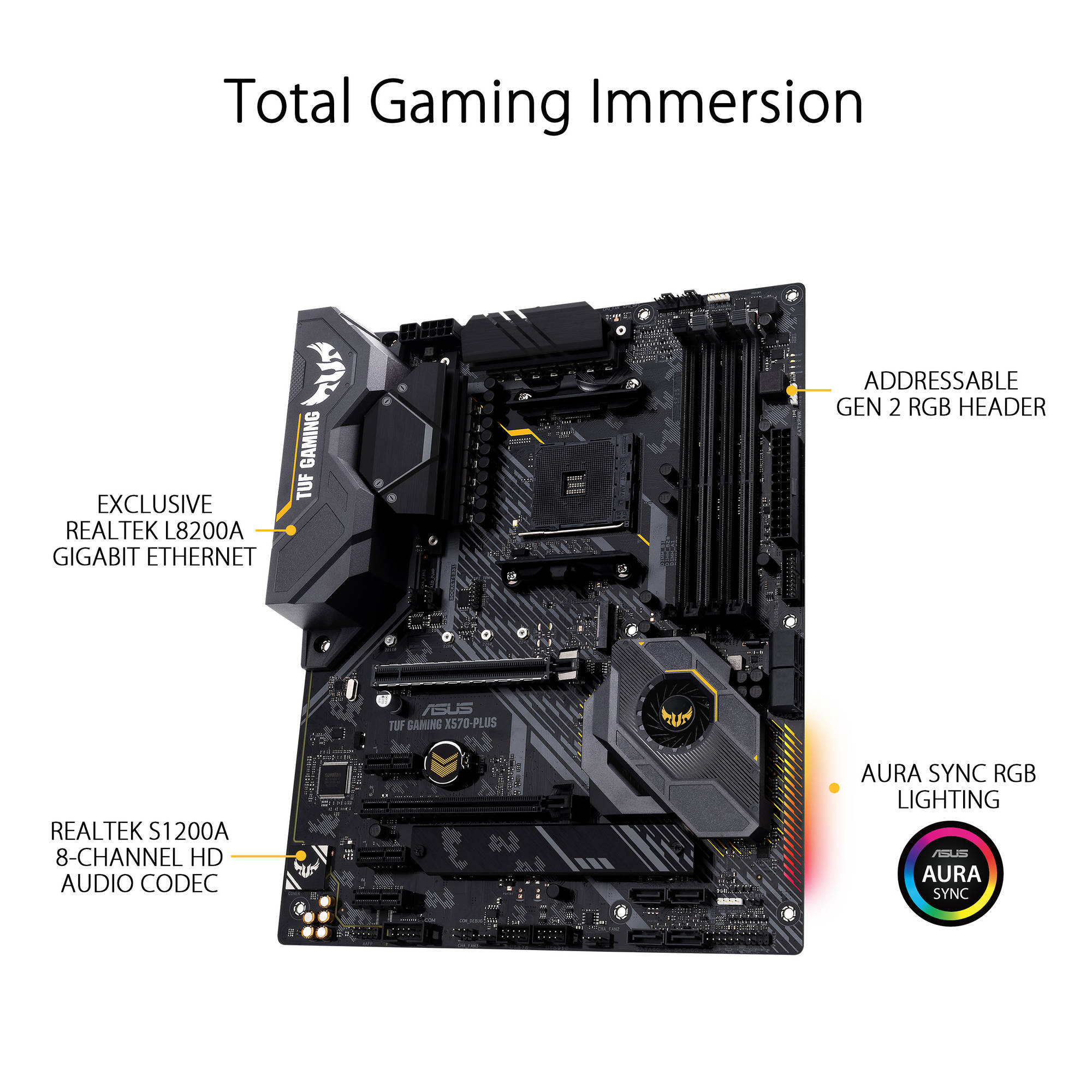 Asus Tuf Gaming X570 Plus Am4 Atx Motherboard Tuf Gaming