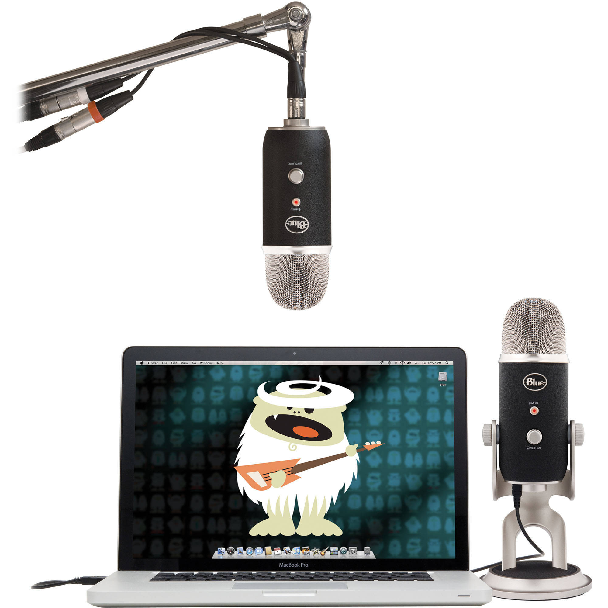 Blue Yeti Pro Microphone With Broadcast Arm And Pop Filter Kit