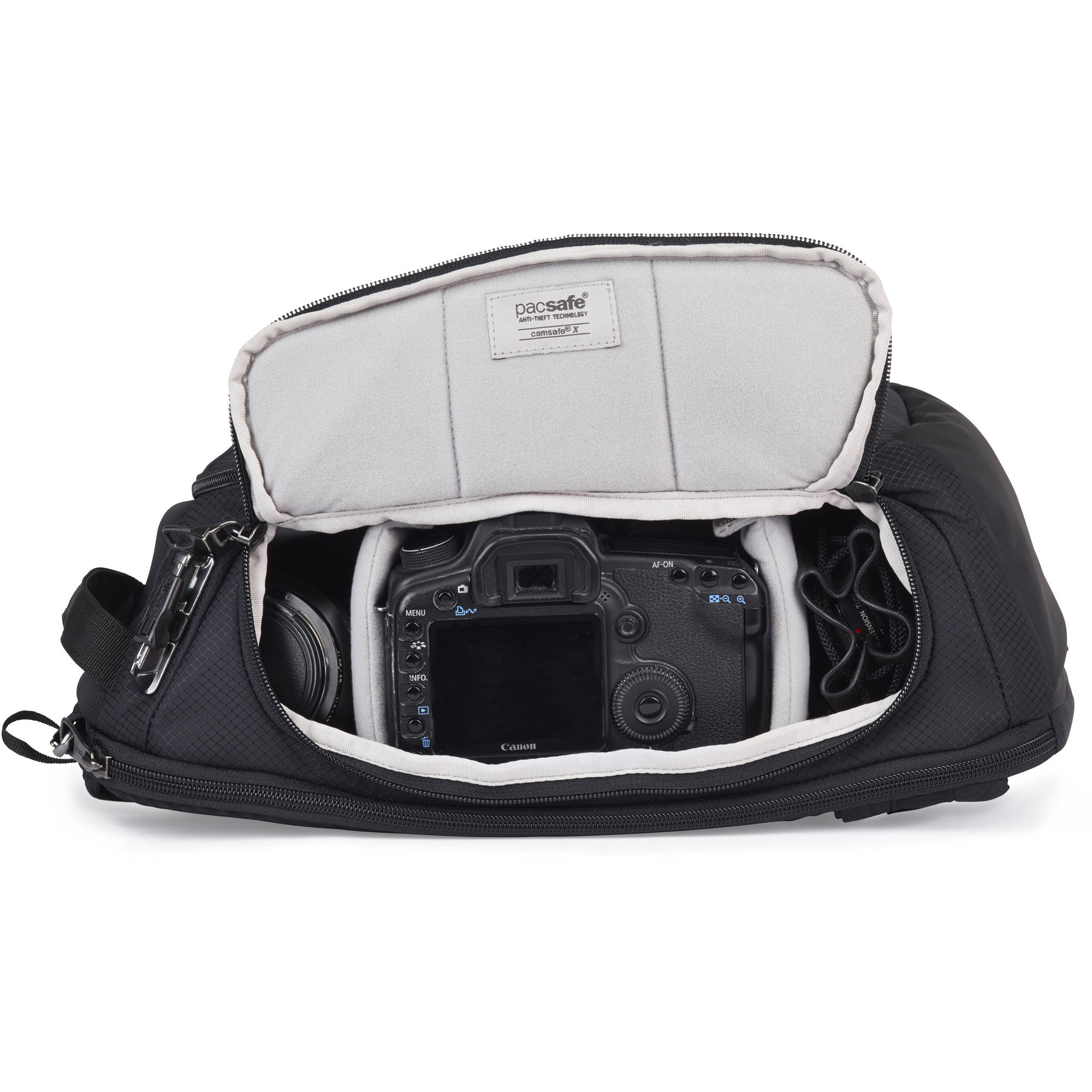 pacsafe camsafe x9 sling camera travel bag