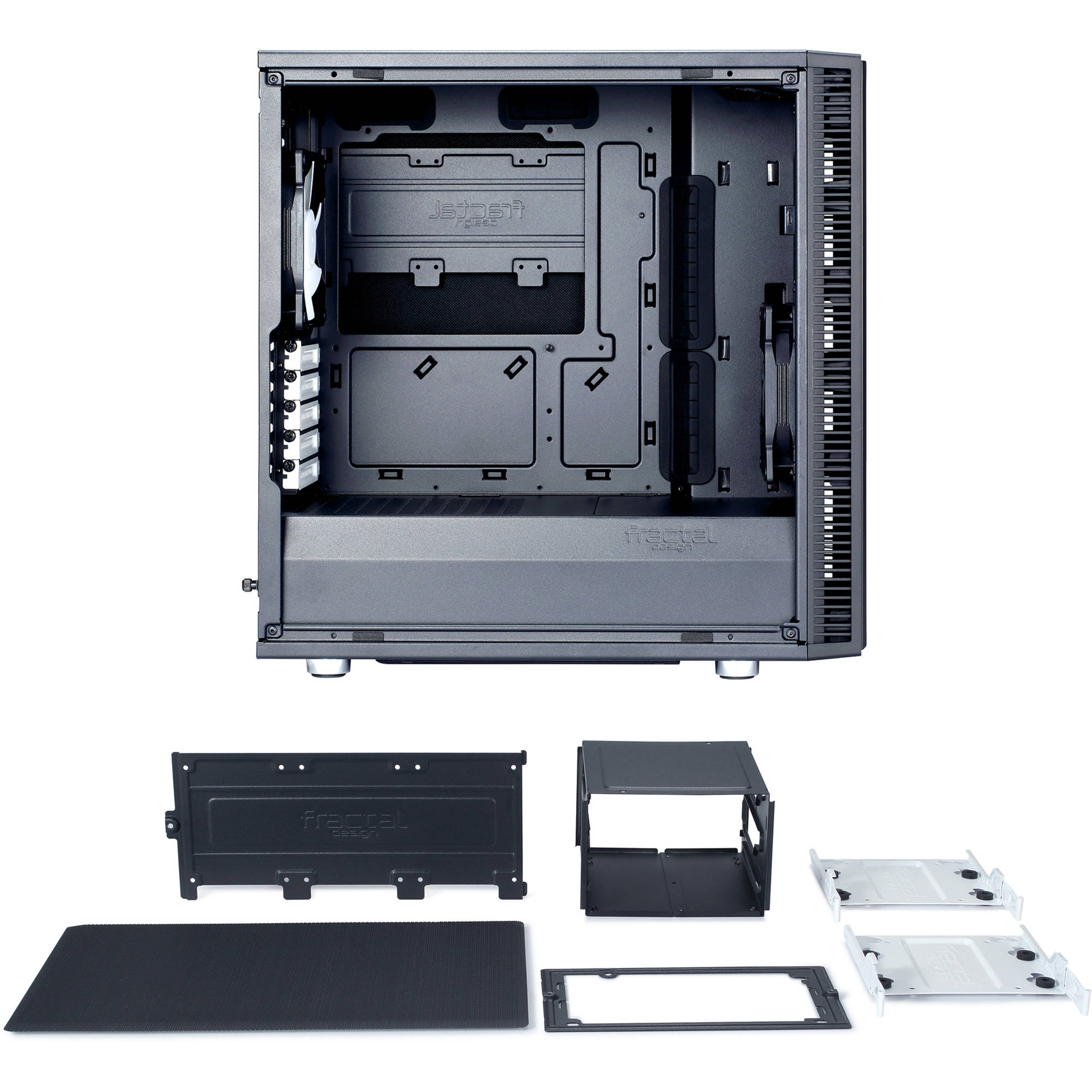 Fractal Design Define Mini C Mini Tower Case Fd Ca Def Mini C Bk