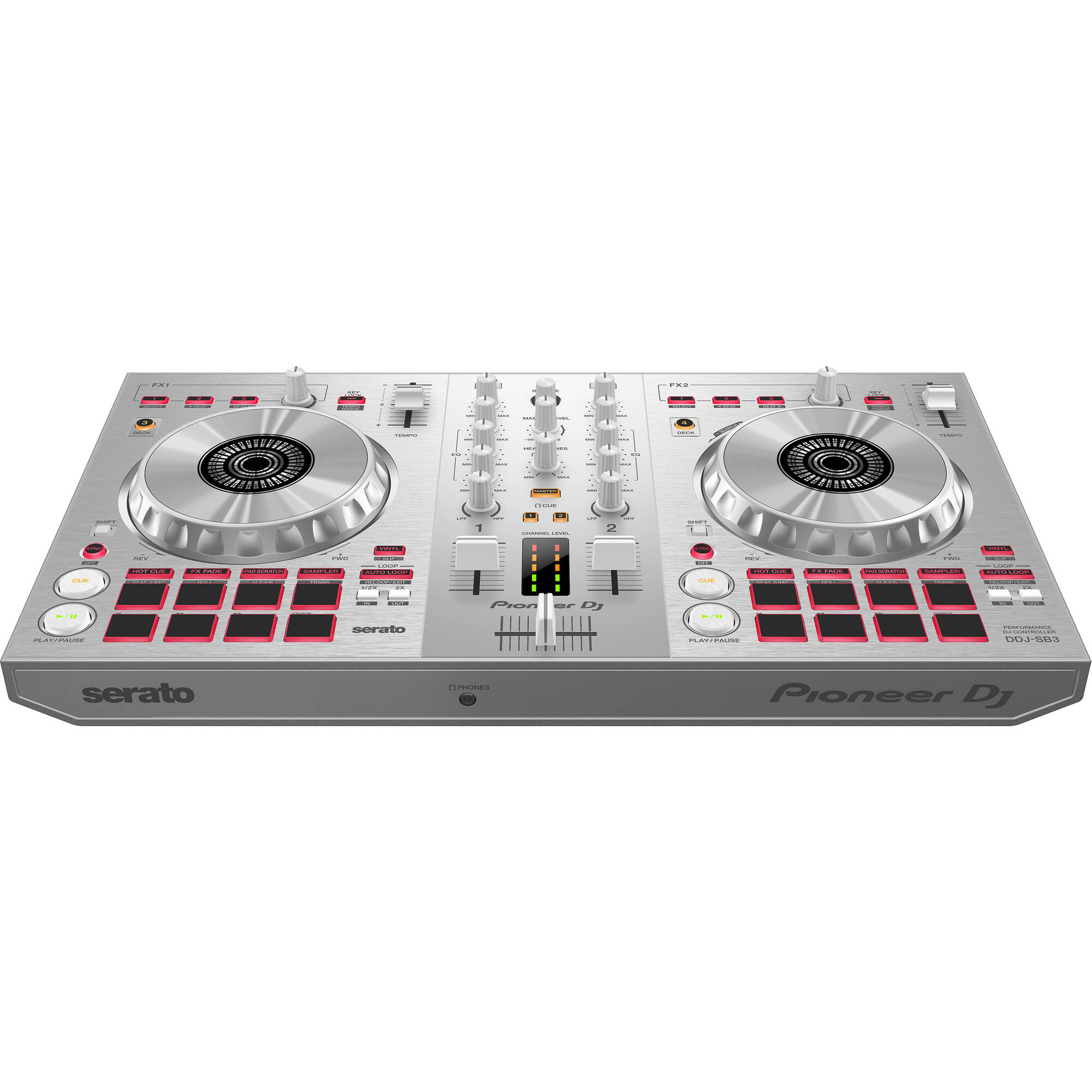 Pioneer Dj Ddj Sb3 Portable 2 Channel Serato Dj Lite Ddj Sb3 S