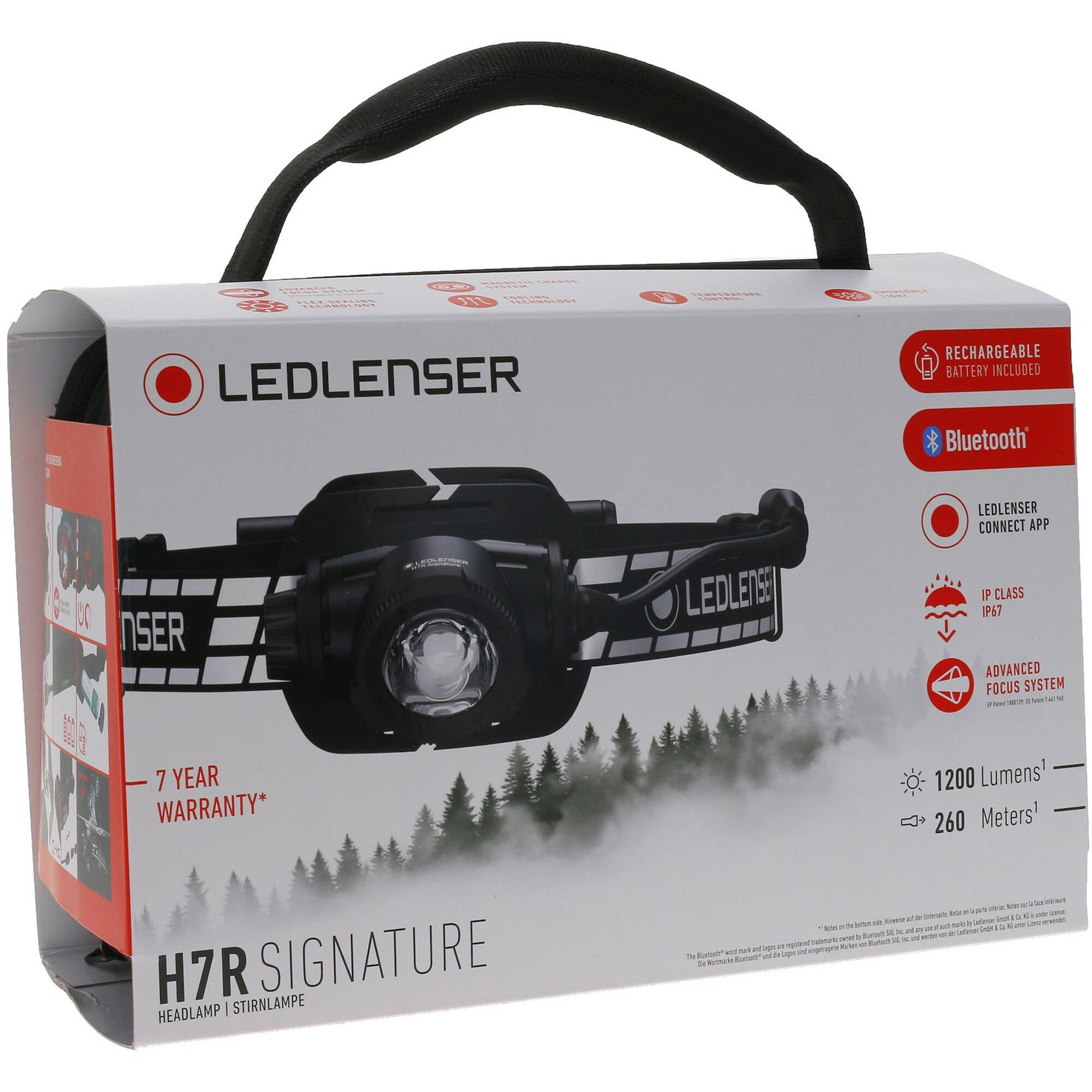 Ledlenser H7r Signature Rechargeable Led Headlamp 0508 B H