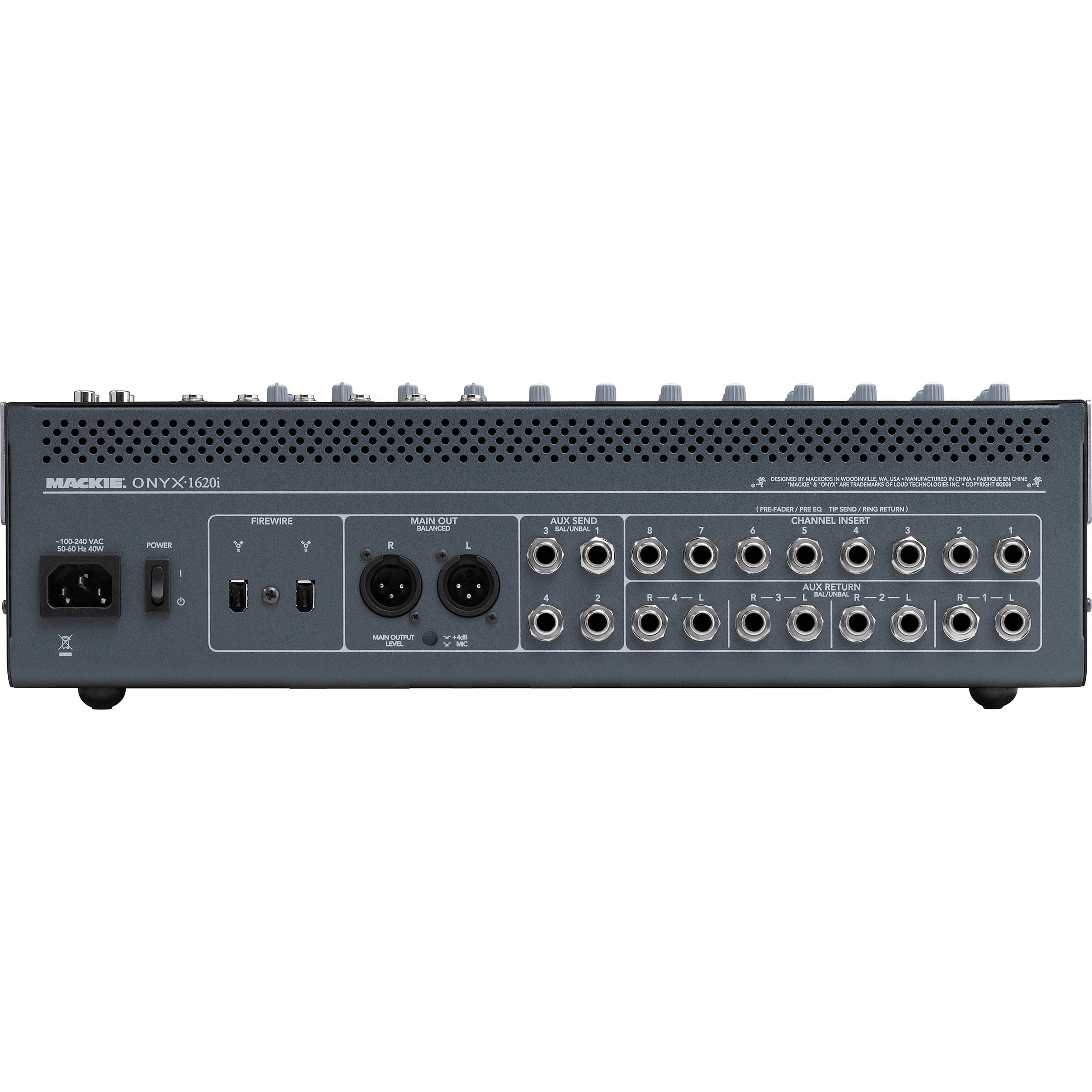 Mackie Onyx 16i 16 Channel Firewire Recording Mixer Onyx