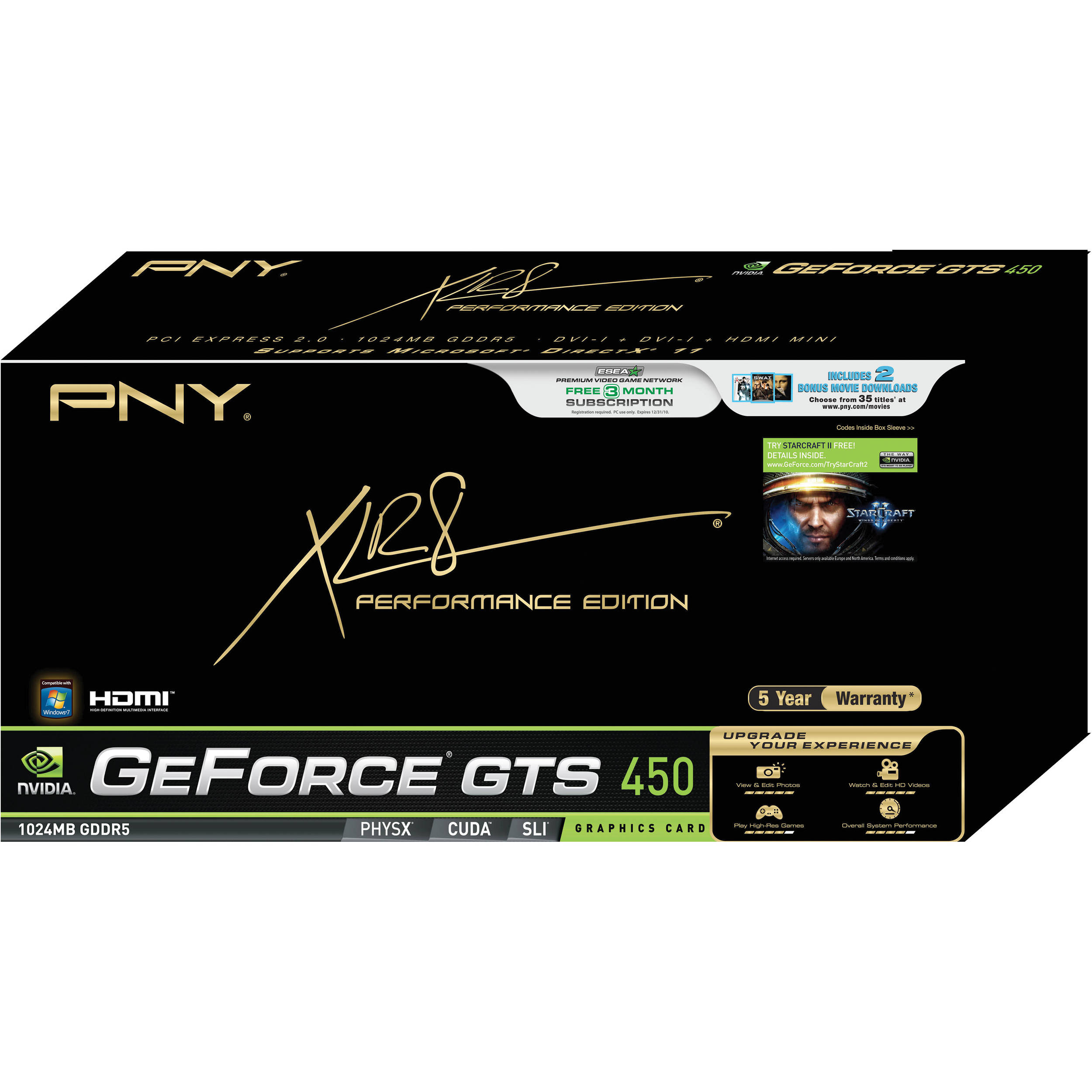 Pny Technologies Nvidia Geforce Gts 450 1024mb Pcie