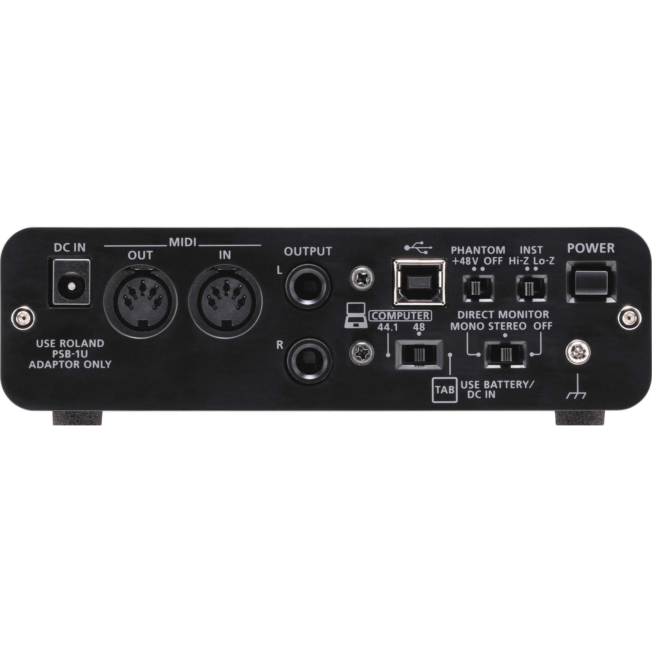 Roland Ua 22 Duo Capture Ex Usb Interface Ua 22 B H Photo Video