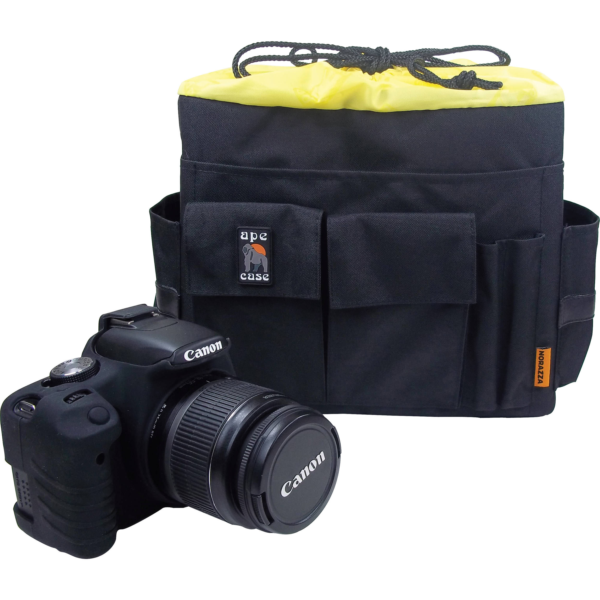 Camera Insert Ape Case Cubeze Pro 47 ACQB47 Black/Yellow Interior Case For Cameras 
