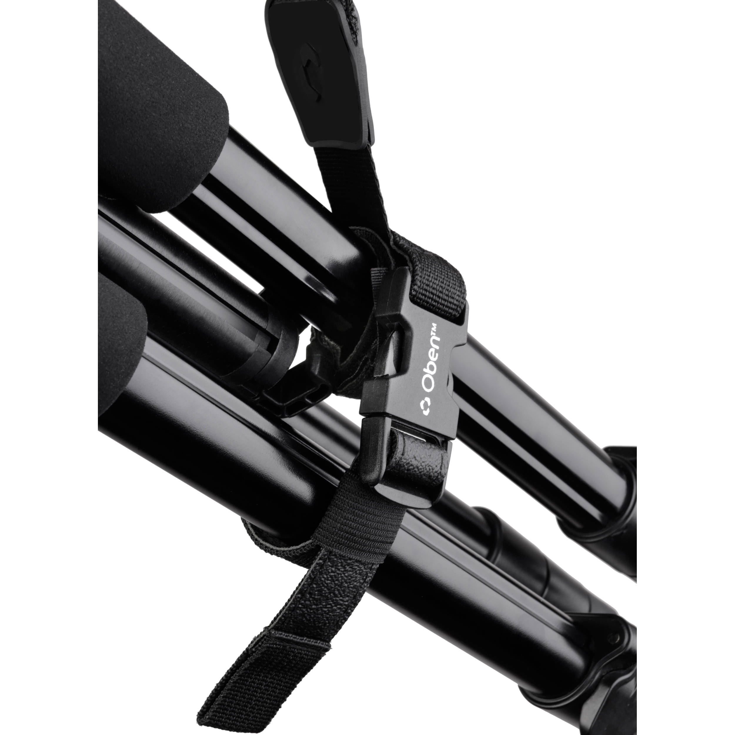 Black 2 Pack Oben TS-100 Tripod Strap with Quick-Release Loop and Spring Lock