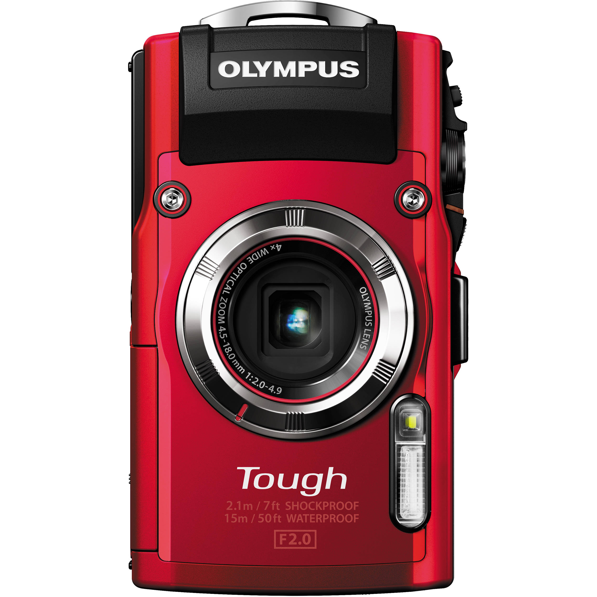 Olympus Stylus Tough Tg 3 Digital Camera Red Vru000 B H