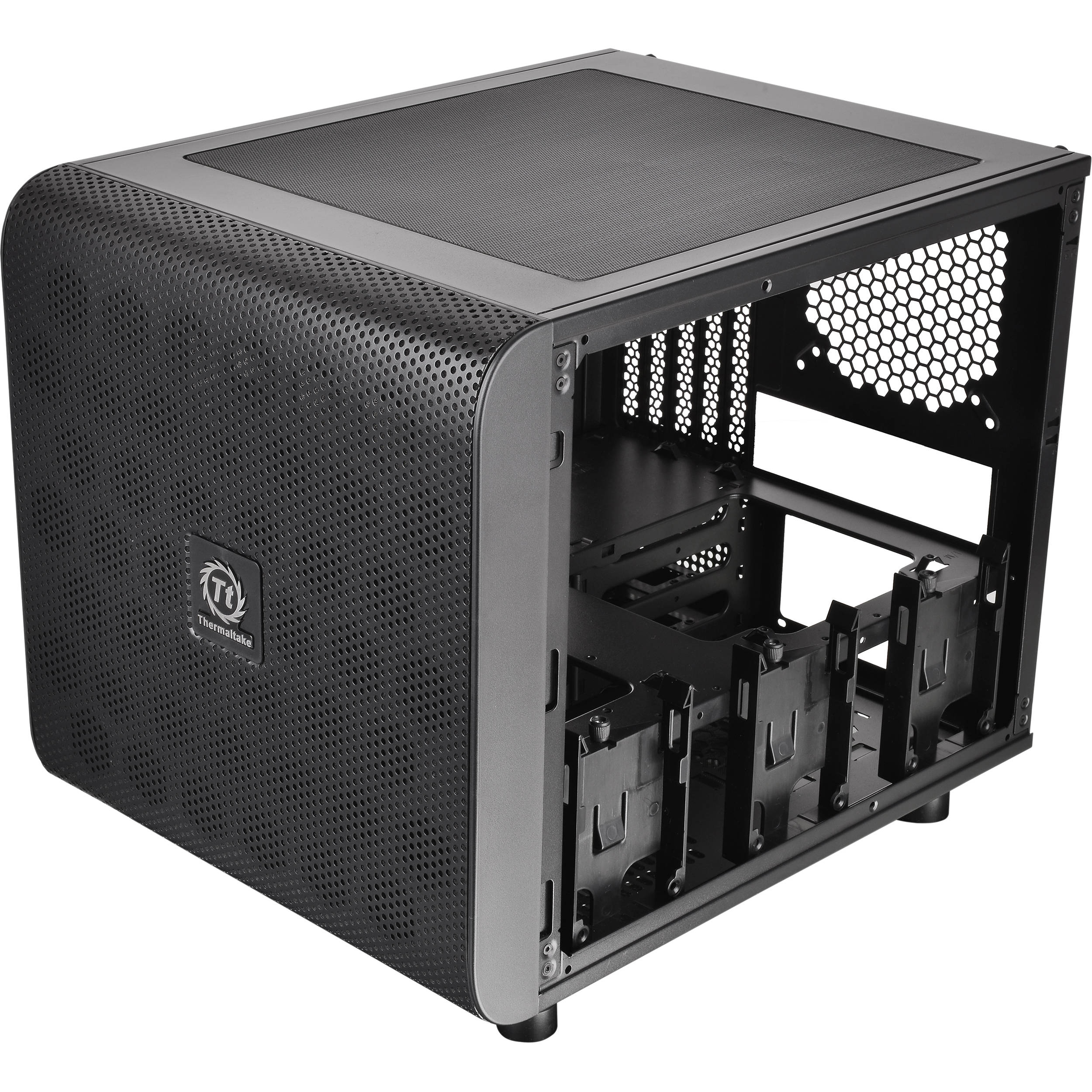 Thermaltake Core V21 Micro Chassis Black Ca 1d5 00s1wn 00 B H