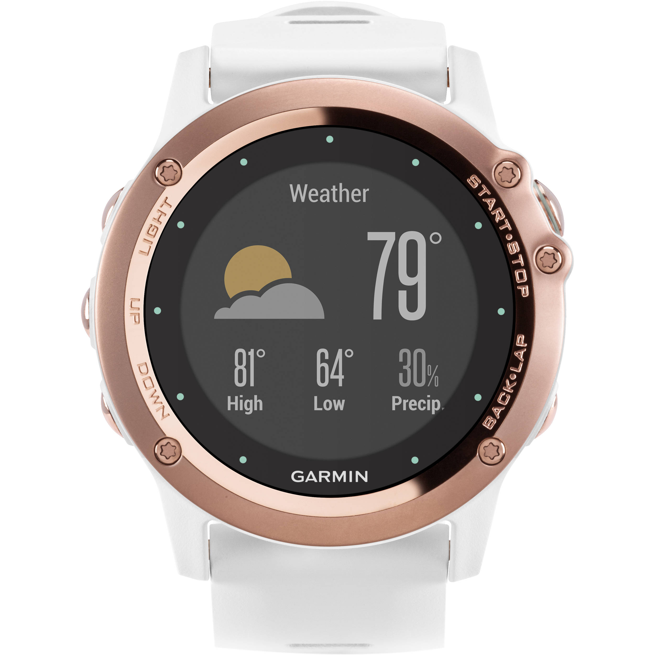 garmin fenix 3 white and rose gold