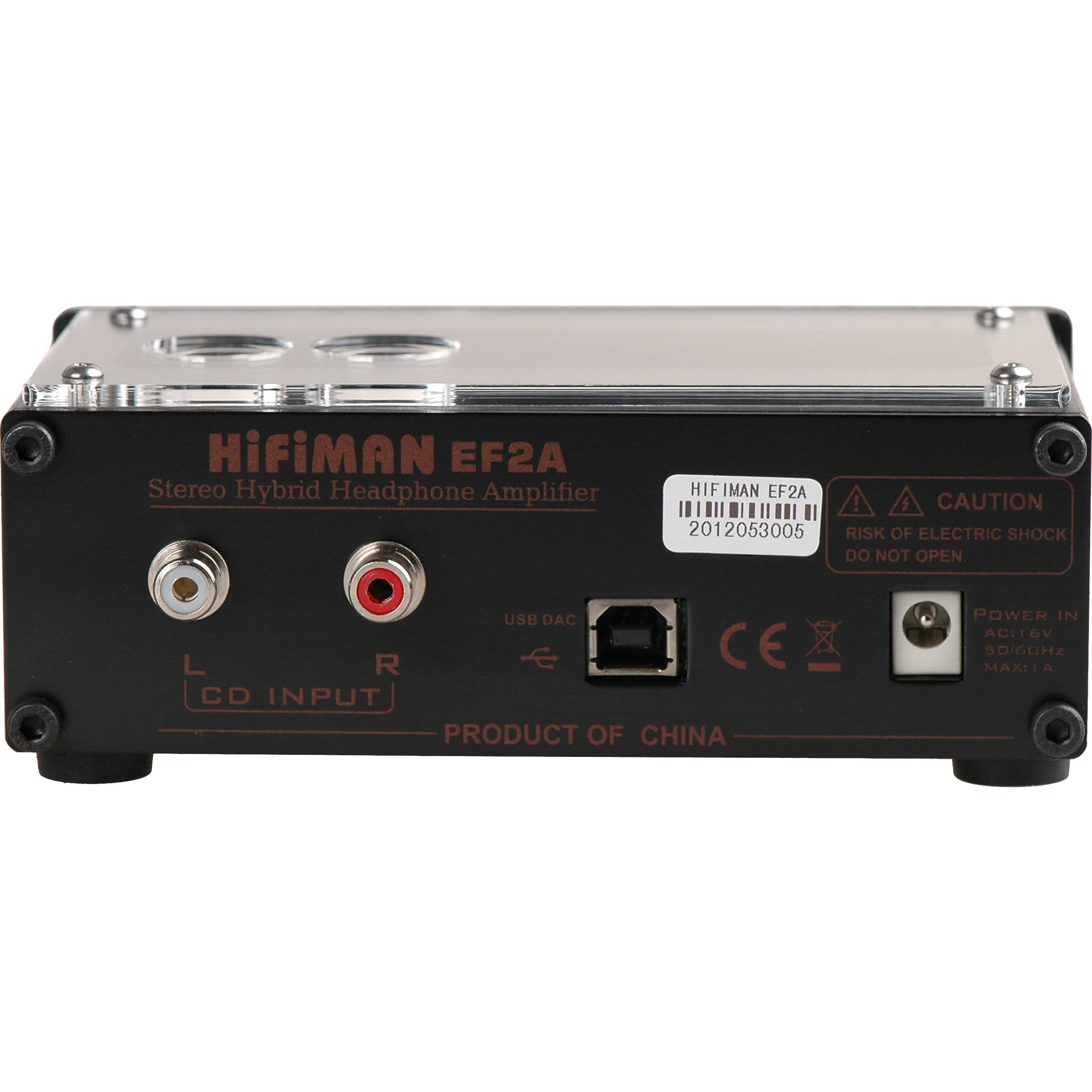 Hifiman Ef2a Tube Driven Usb Headphone Amplifier Ef 2a B H Photo