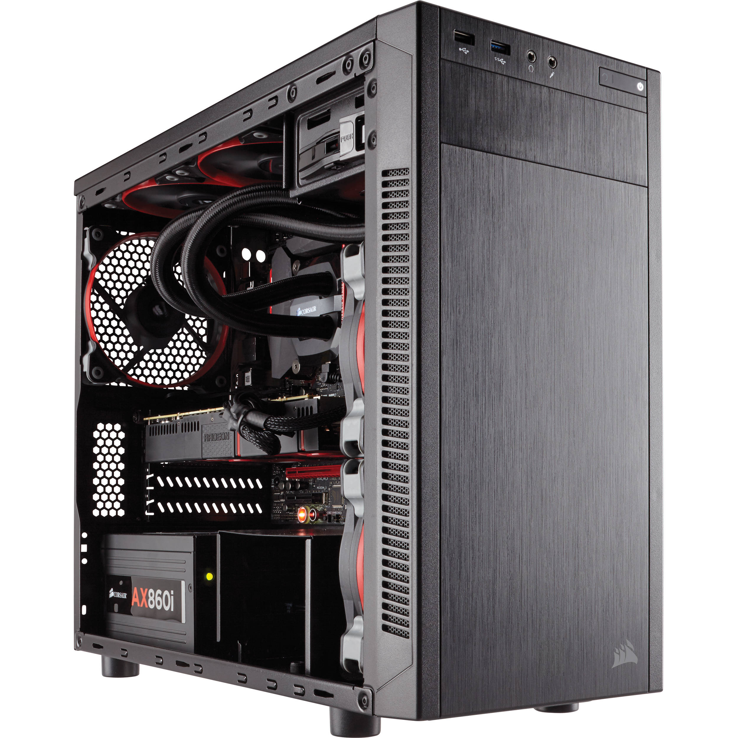 Corsair Carbide Series r Microatx Mid Tower Case Cc Ww