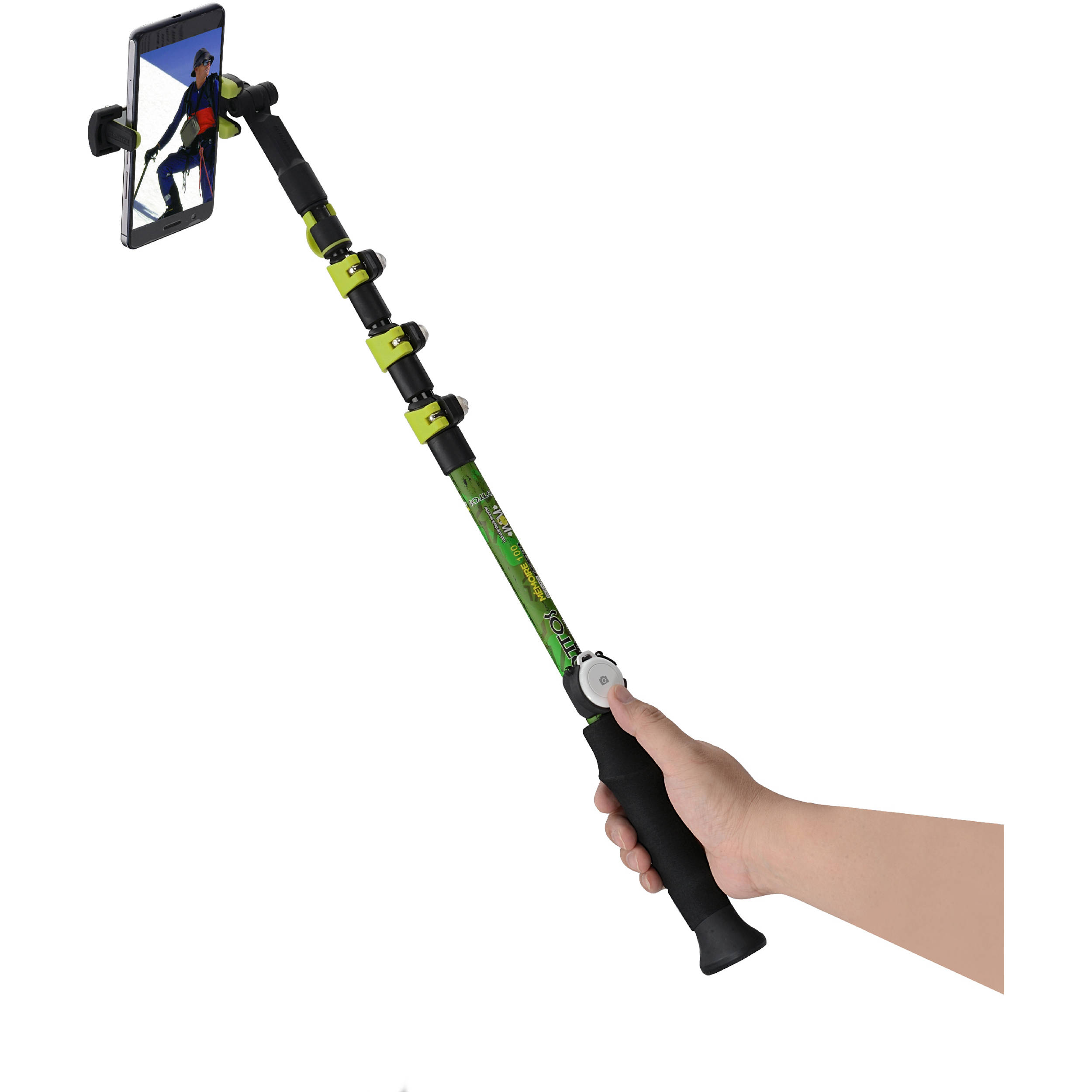 trekking pole selfie stick